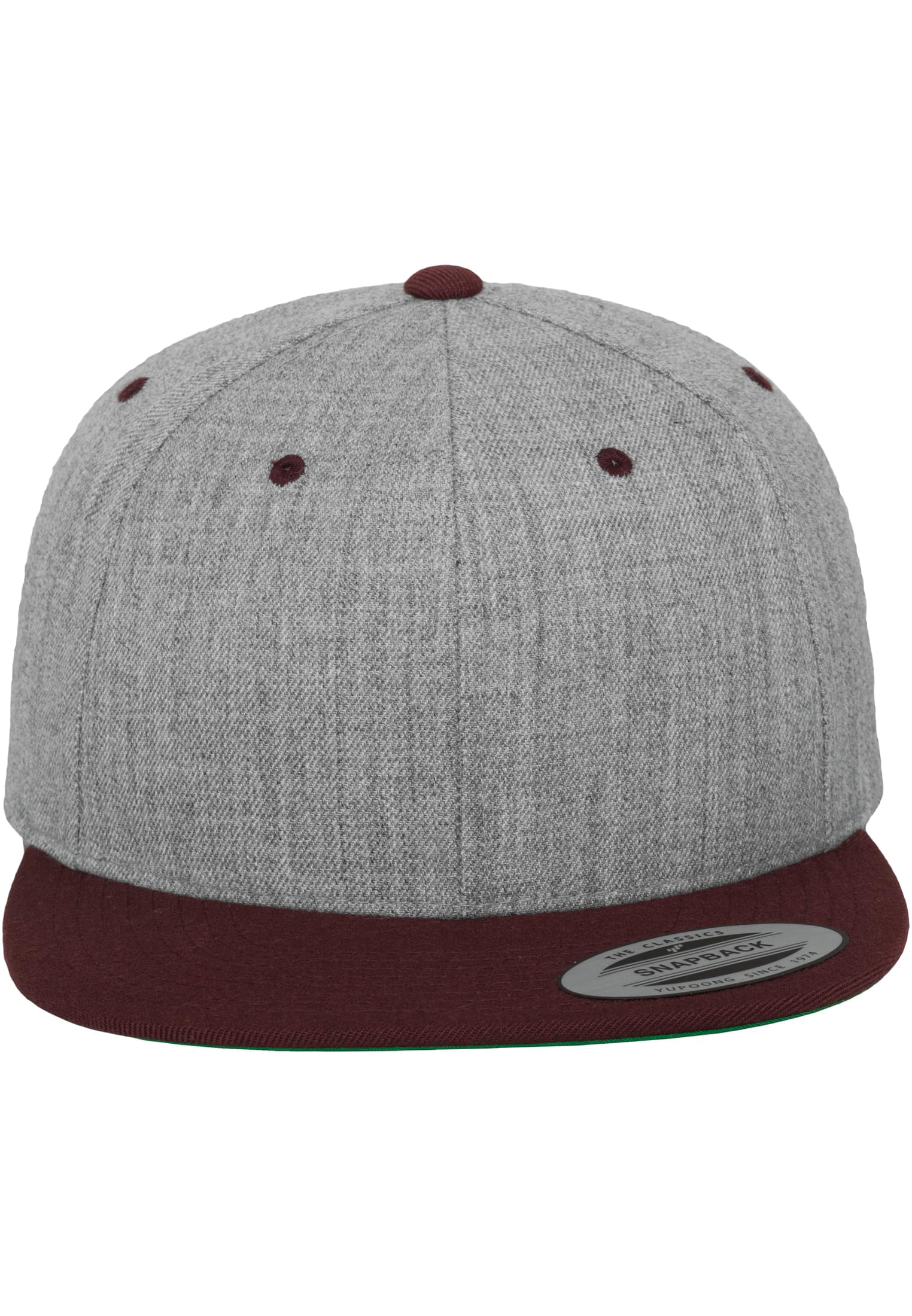 HEATHER GREY / MAROON