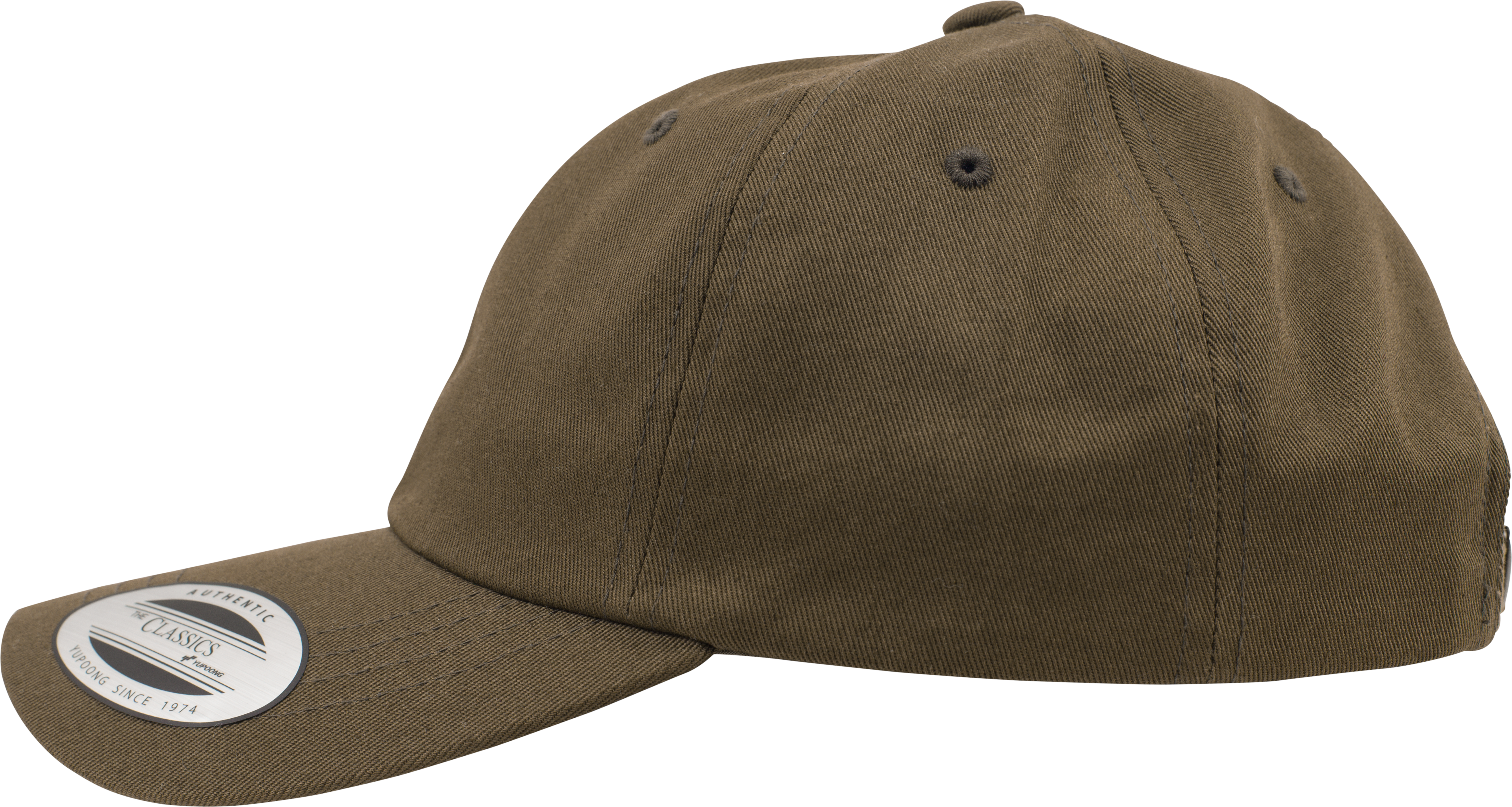buck Gorra de sarga de algodón: 6 paneles