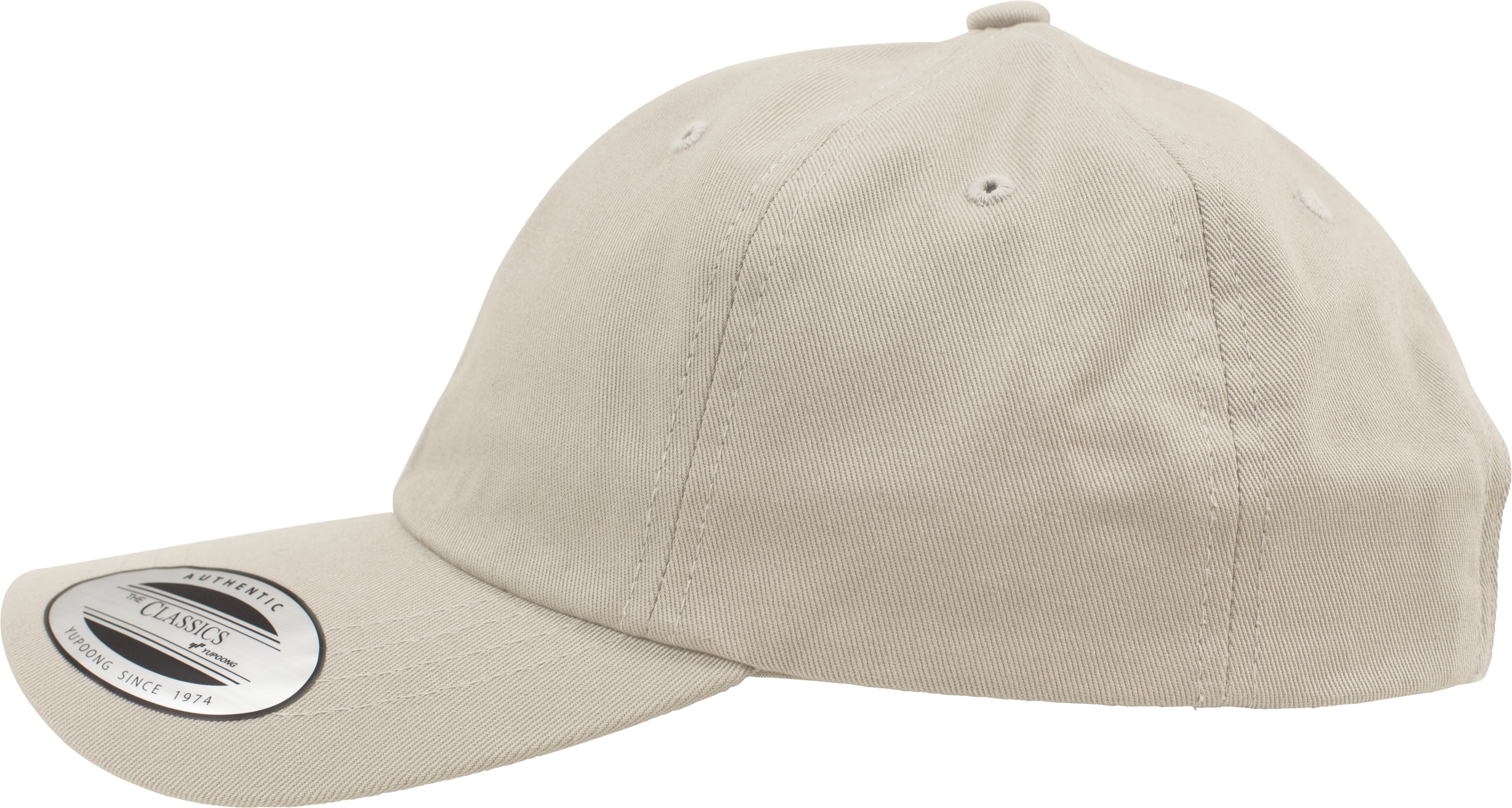 stone Gorra de sarga de algodón: 6 paneles