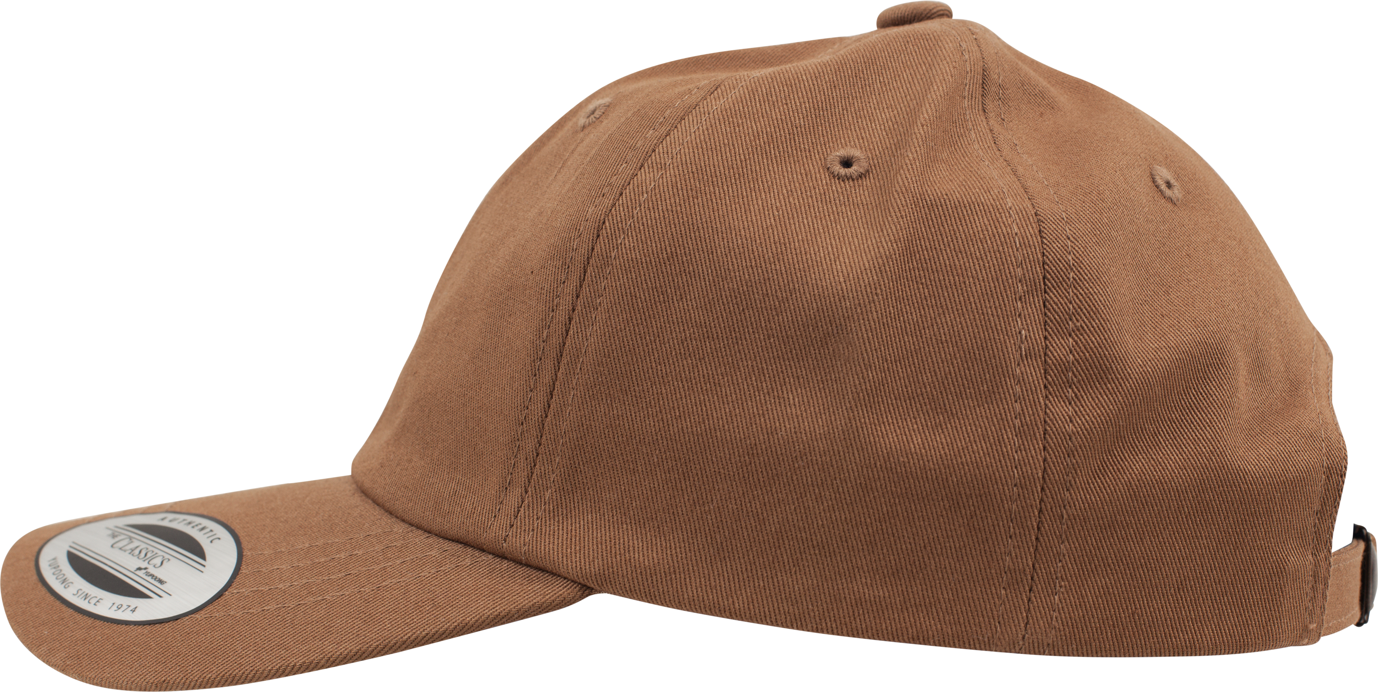 tan Gorra de sarga de algodón: 6 paneles