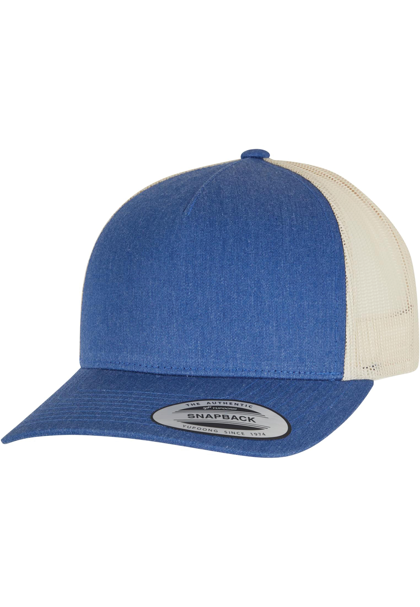 Casquette trucker retro bicolore - Image 9