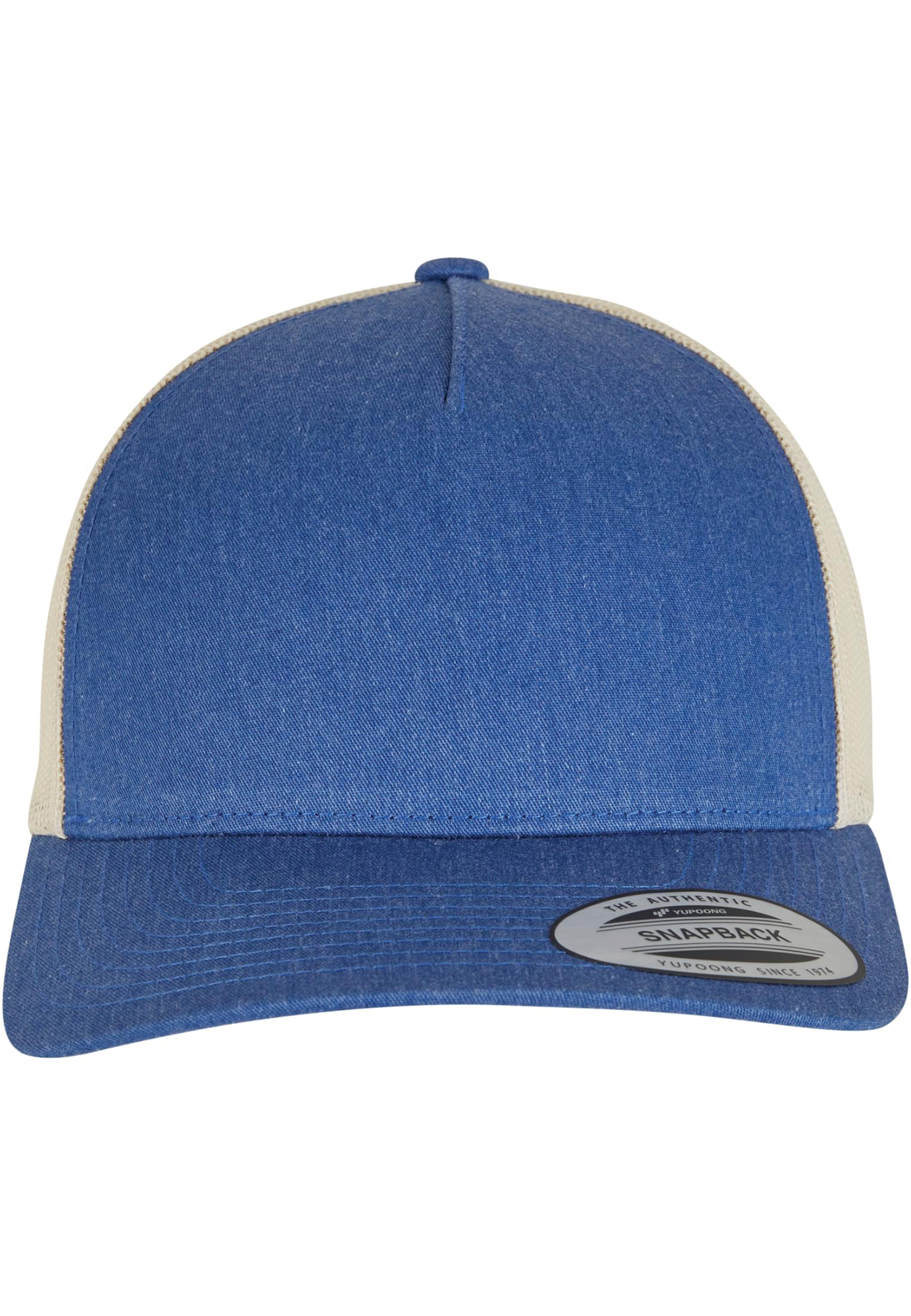 Casquette trucker retro bicolore - Image 8