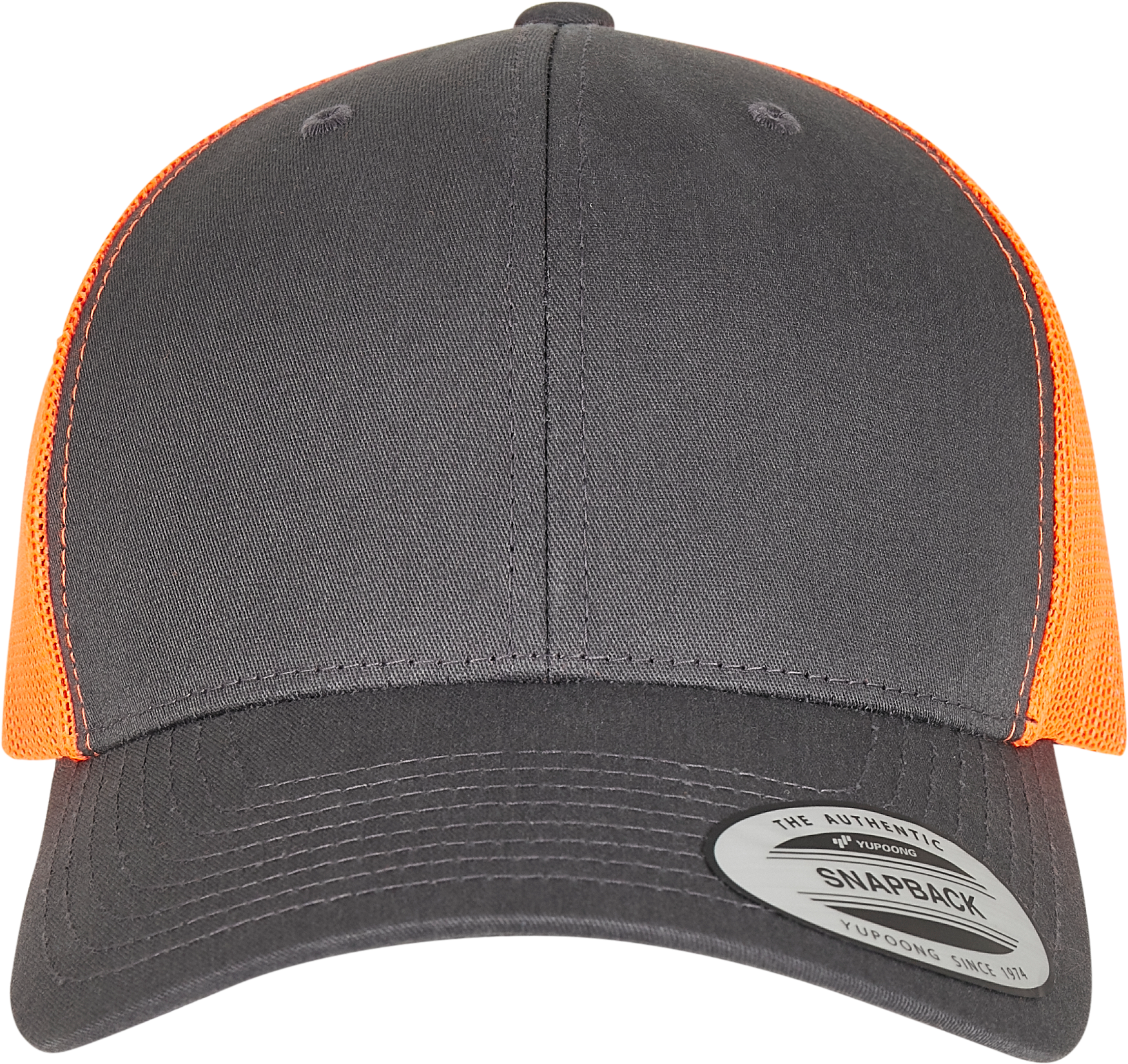 Charcoal / Neon Orange