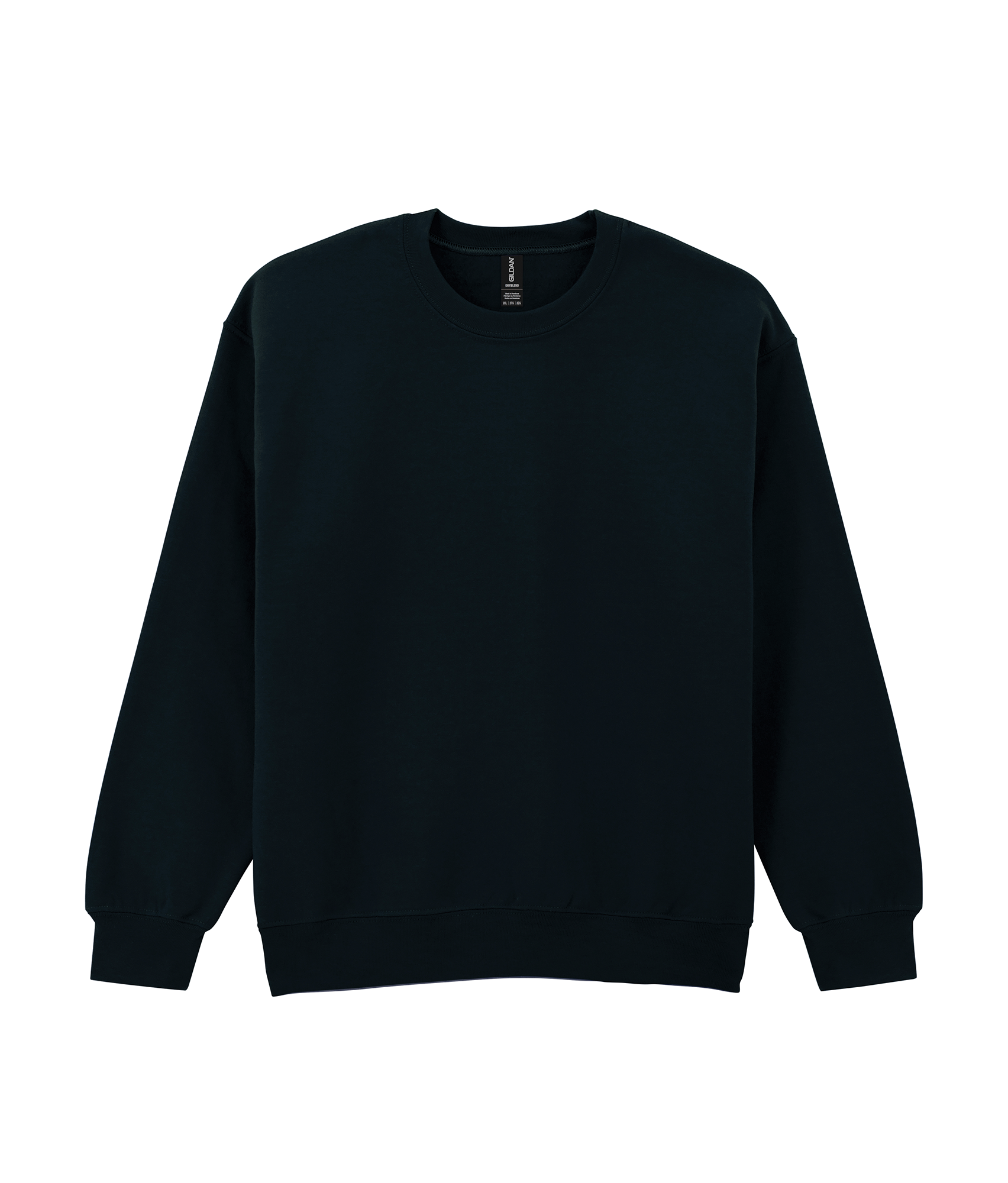 Sweatshirt com decote redondo Dryblend® - Black