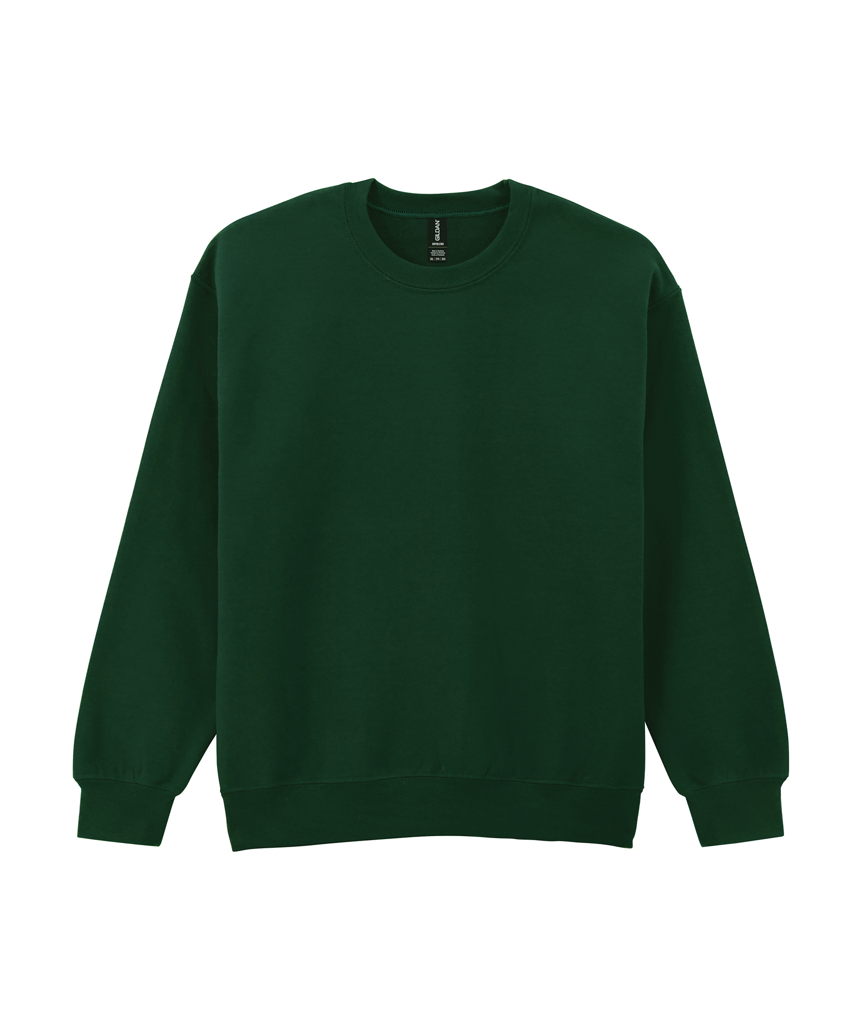 Sweatshirt com decote redondo Dryblend® - Forest Green