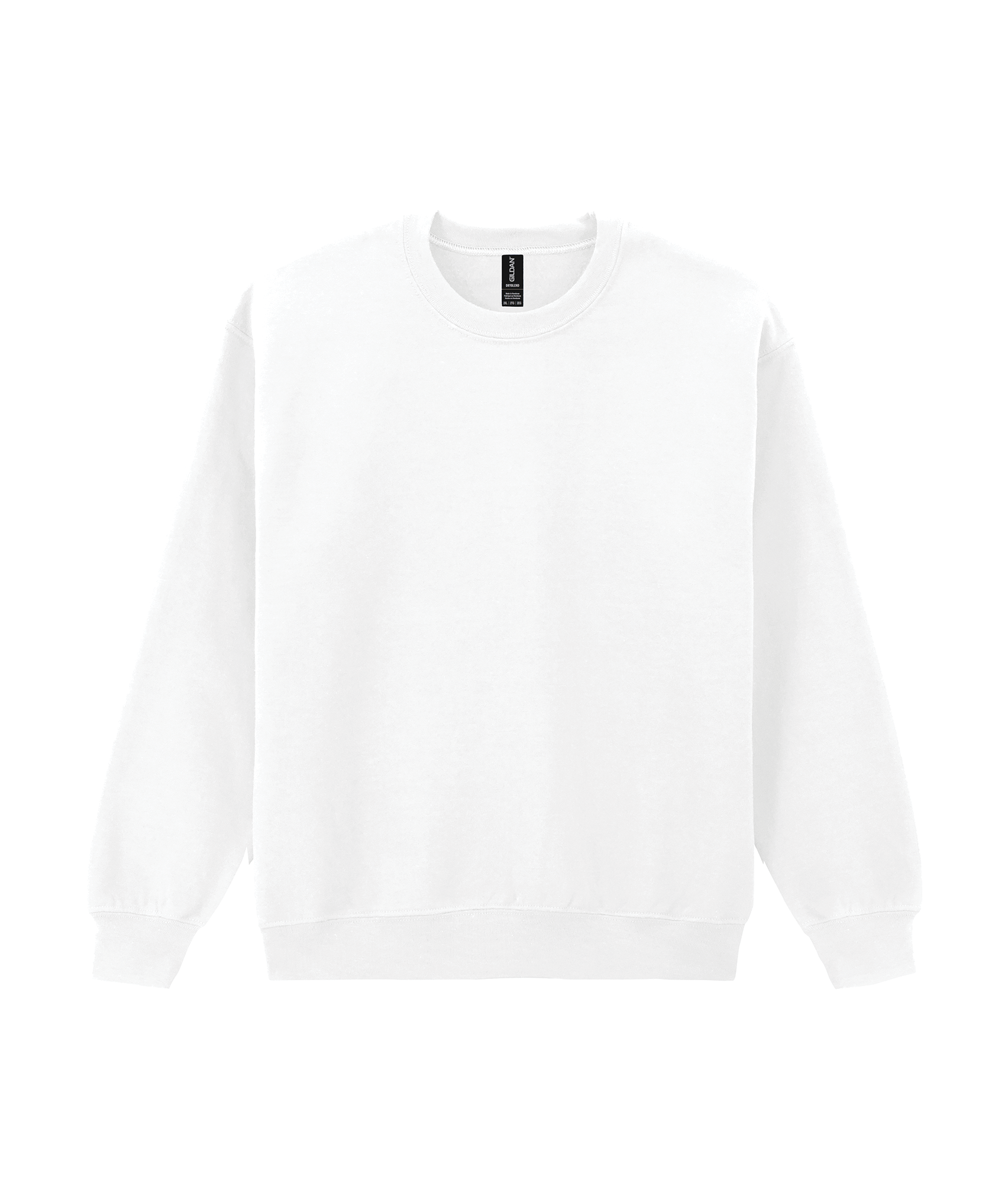Sweatshirt com decote redondo Dryblend® - White