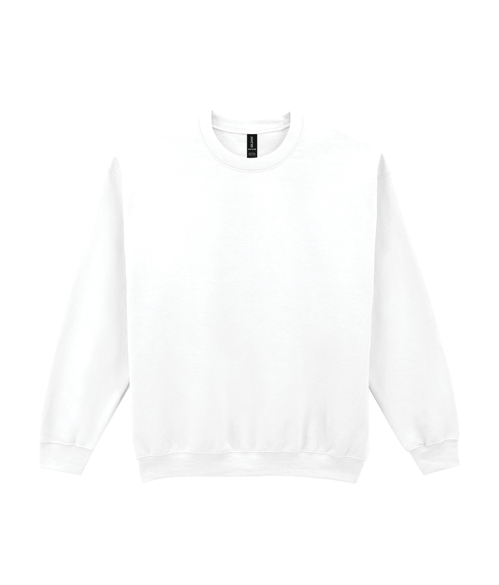 Sweatshirt com decote redondo Heavy Blend — Branco Frente
