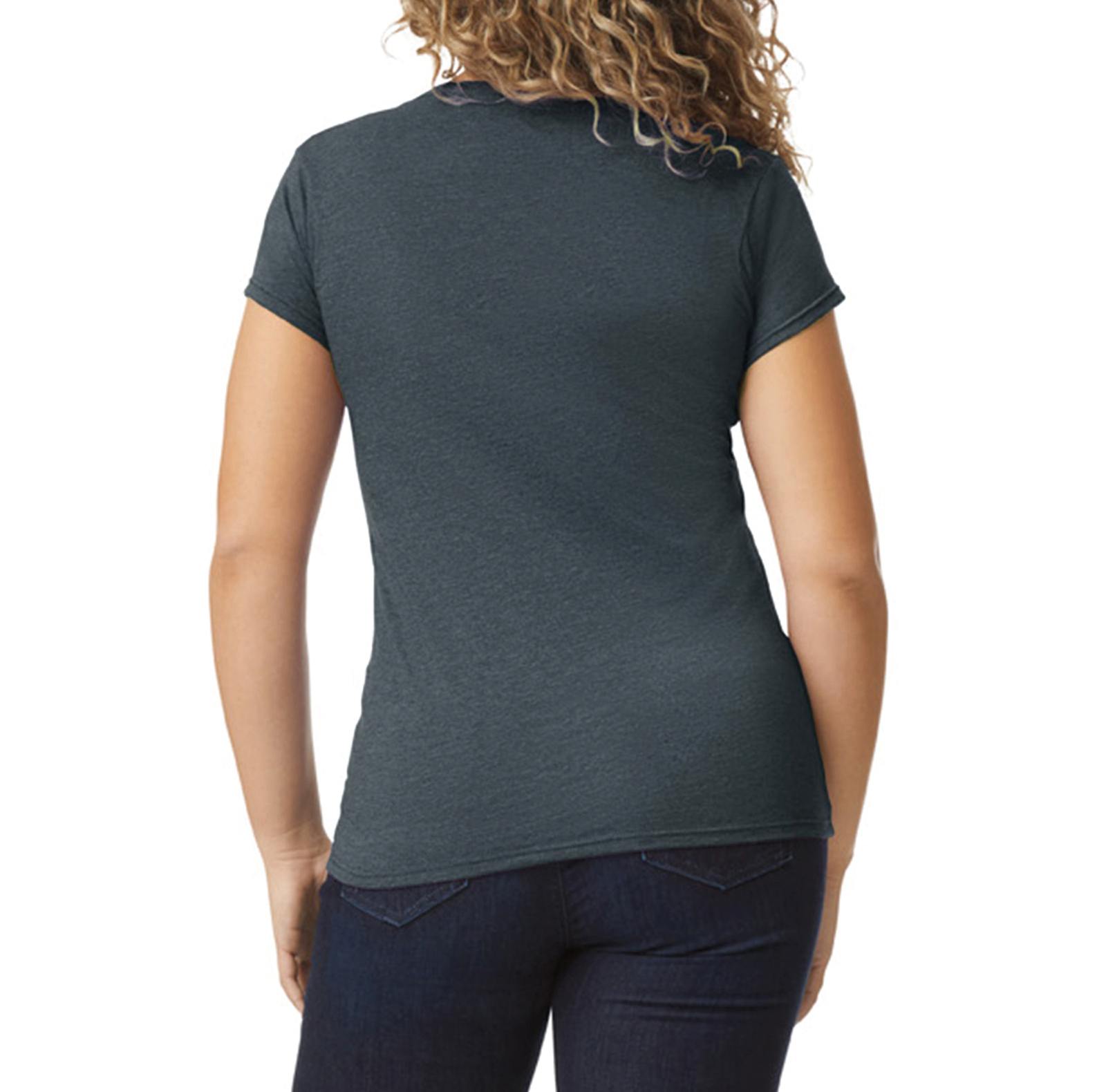 T-shirt femme col v Softstyle - Image 17