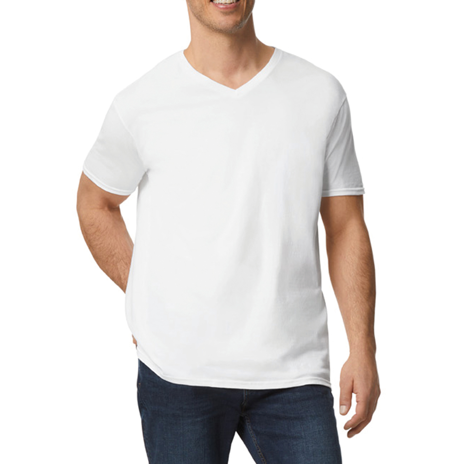 T-shirt homme col v Softstyle - Image 24