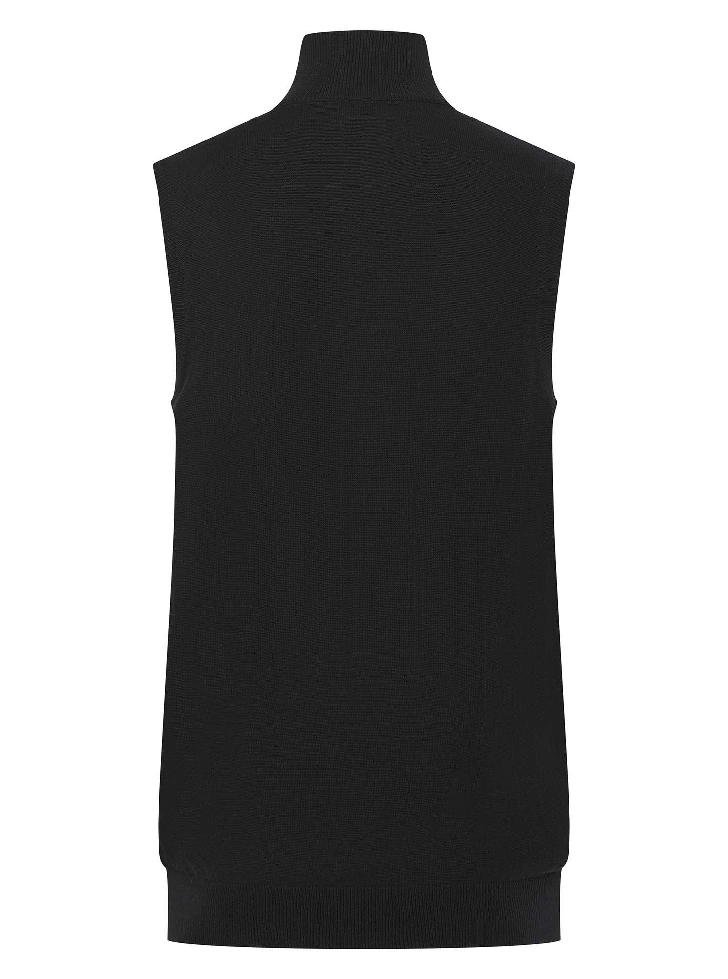 Colete com fecho sem mangas para homem - Black