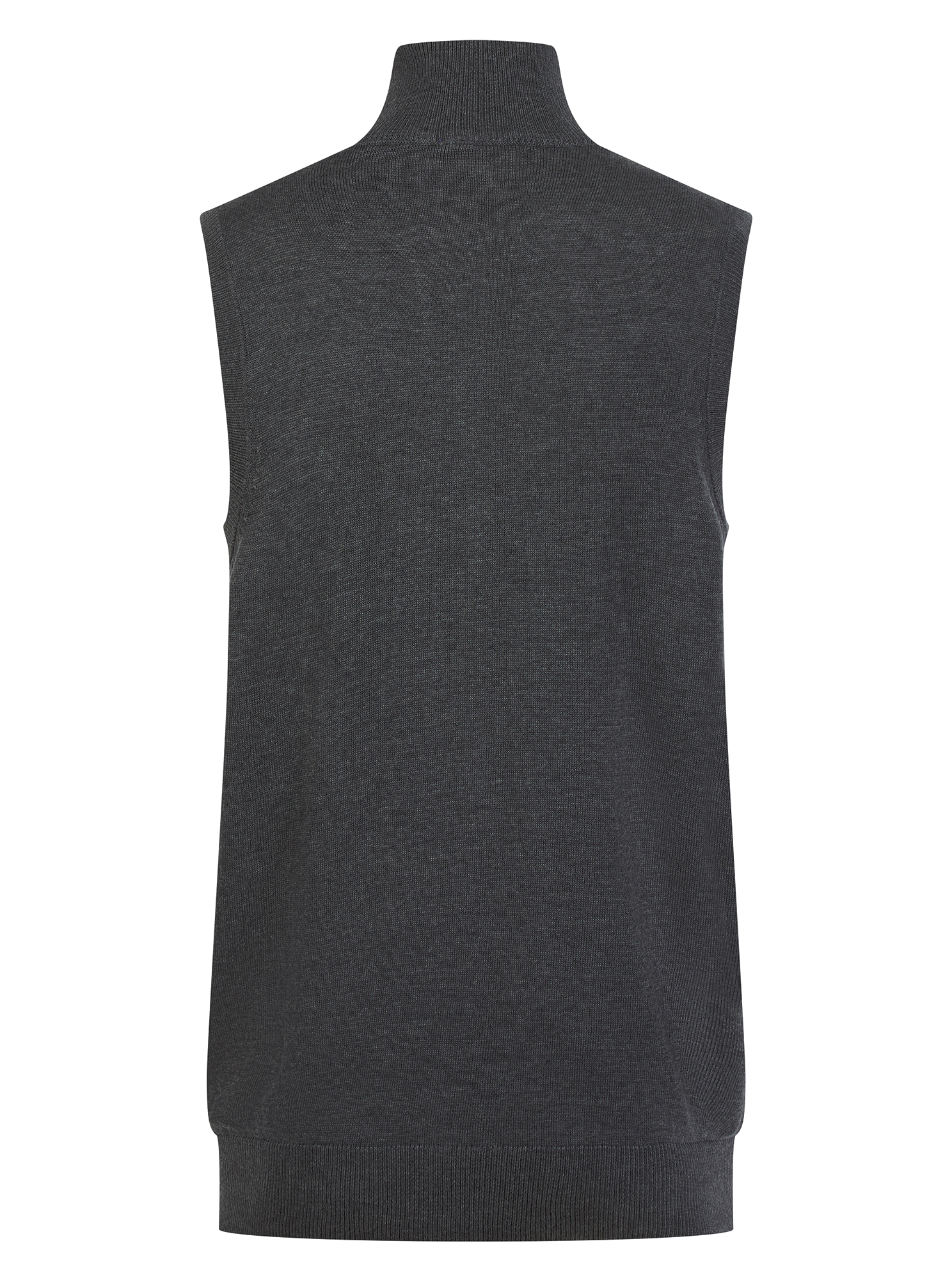 Colete com fecho sem mangas para homem - Grey Marl