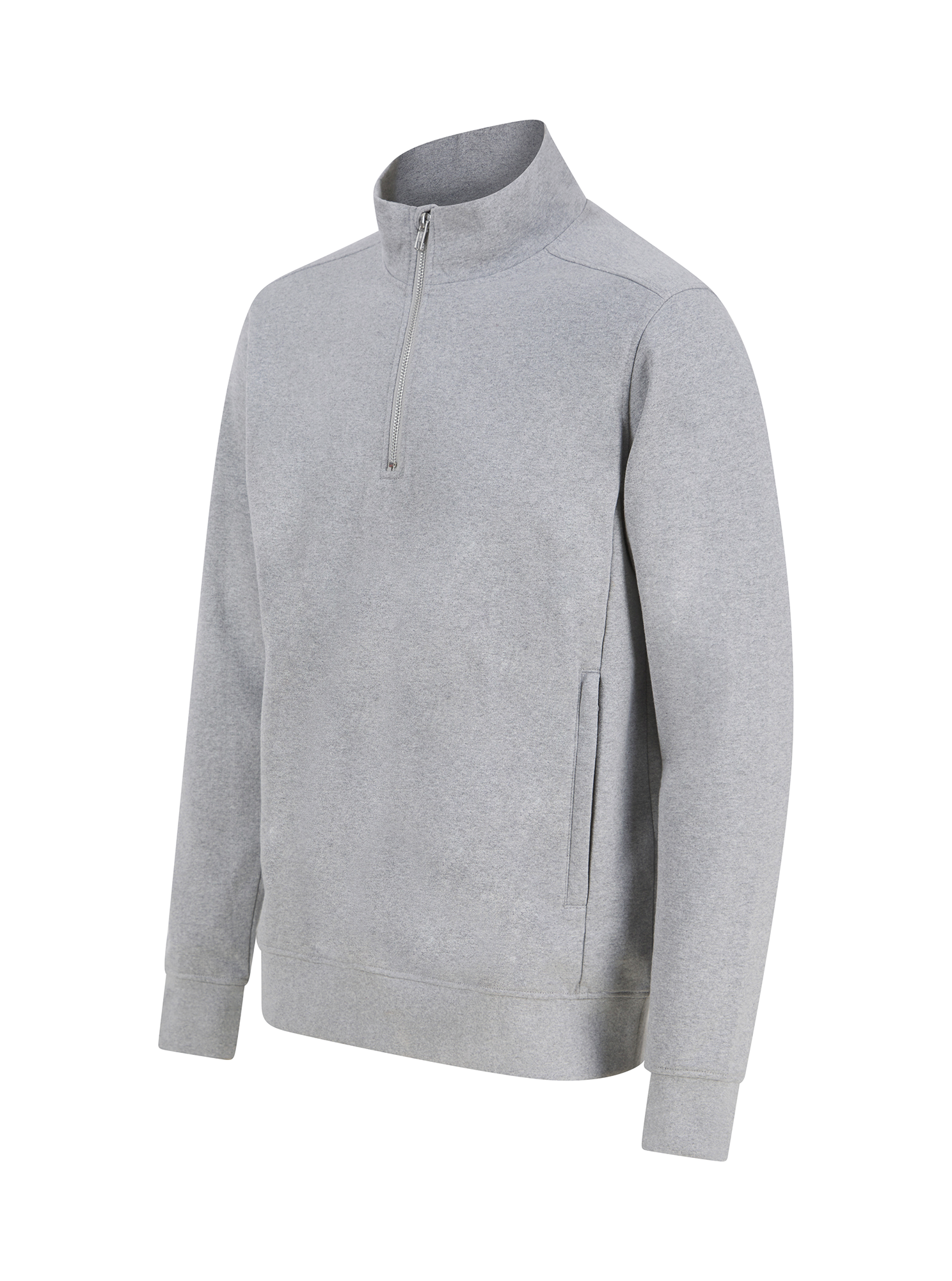 Sweat-shirt col zippé unisexe - Image 11