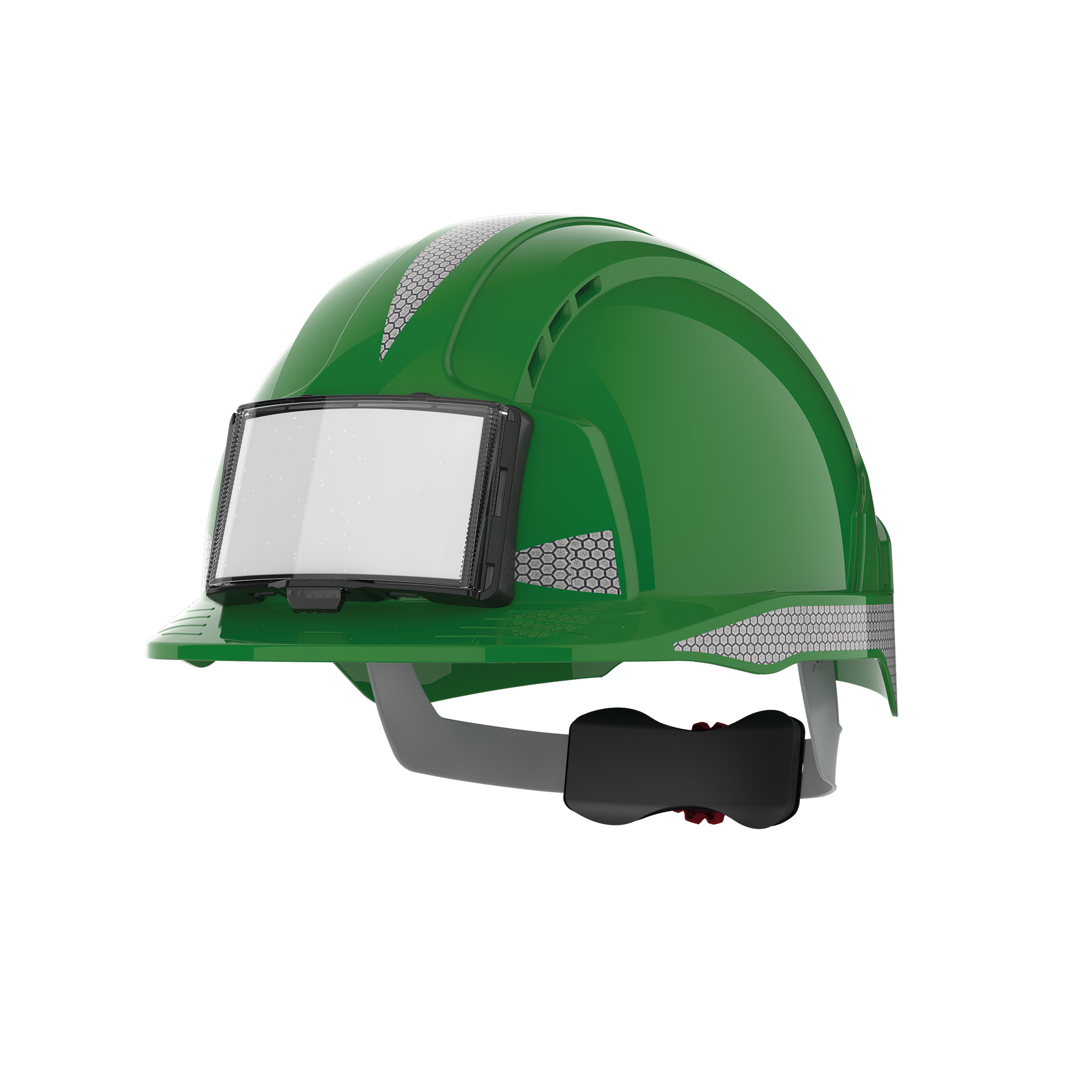 Capacete de segurança EVOLite® com porta-crachá - Green