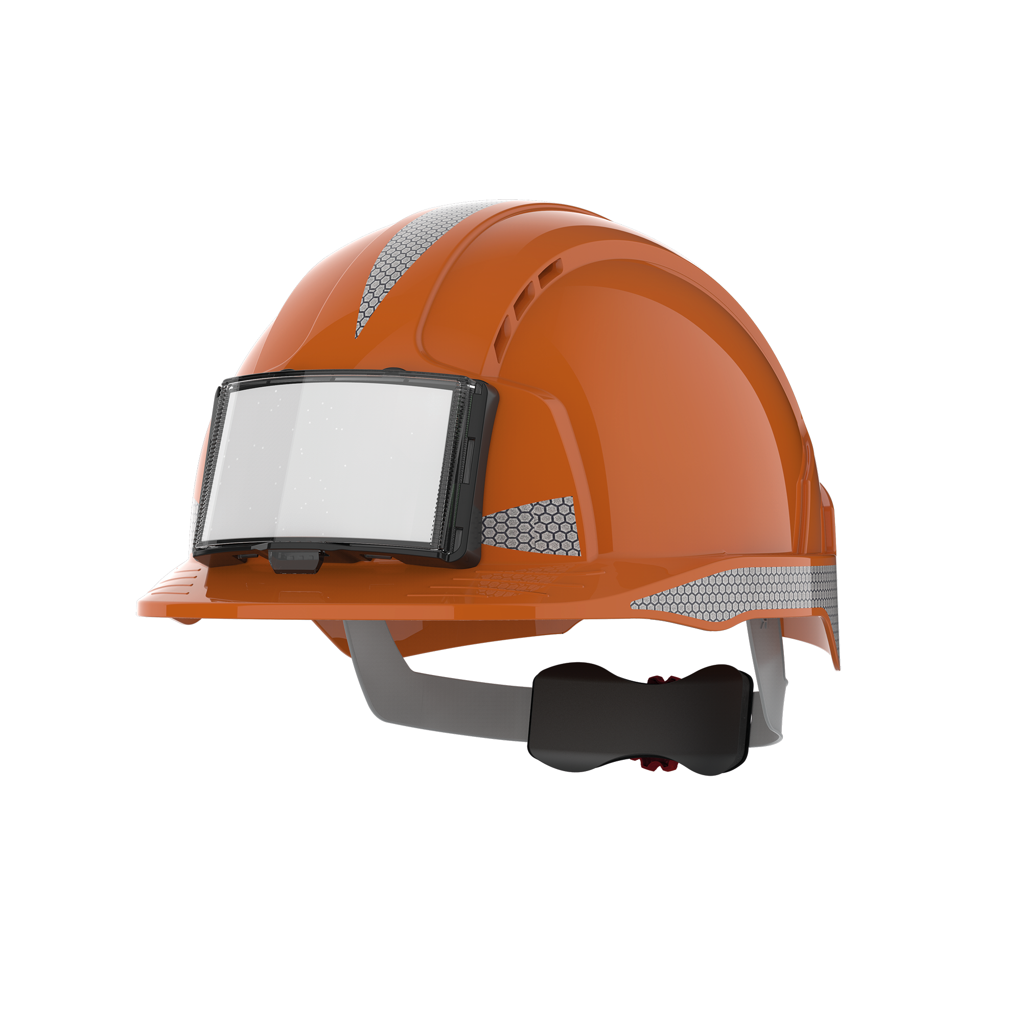 Capacete de segurança EVOLite® com porta-crachá - Orange