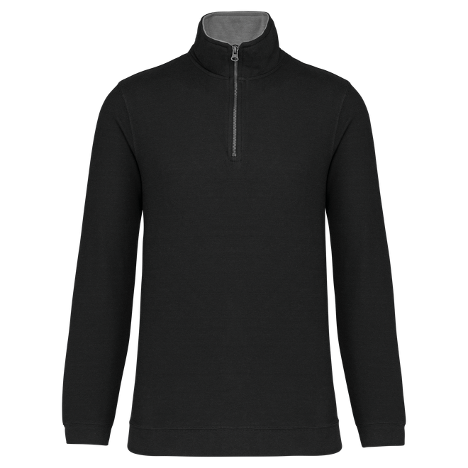 Trucker - Sweater met Ritskraag