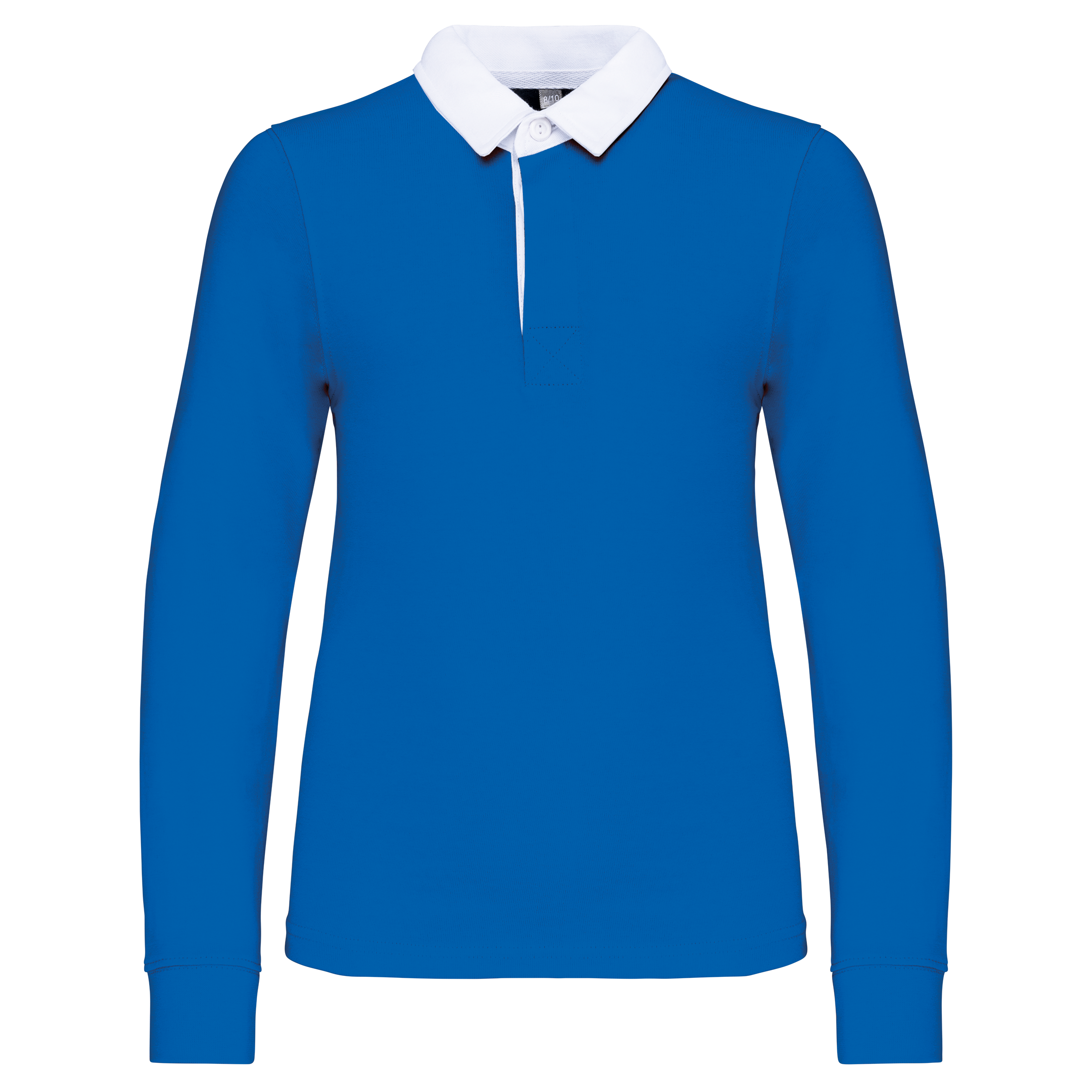 Polo rugby de criança - Light Royal Blue / White