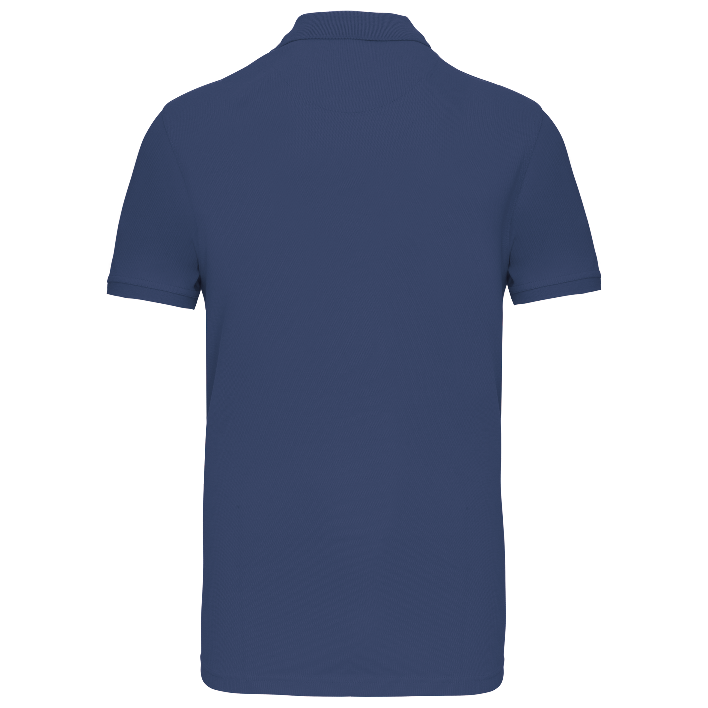 Polo piqué manga curta homem - Deep Blue