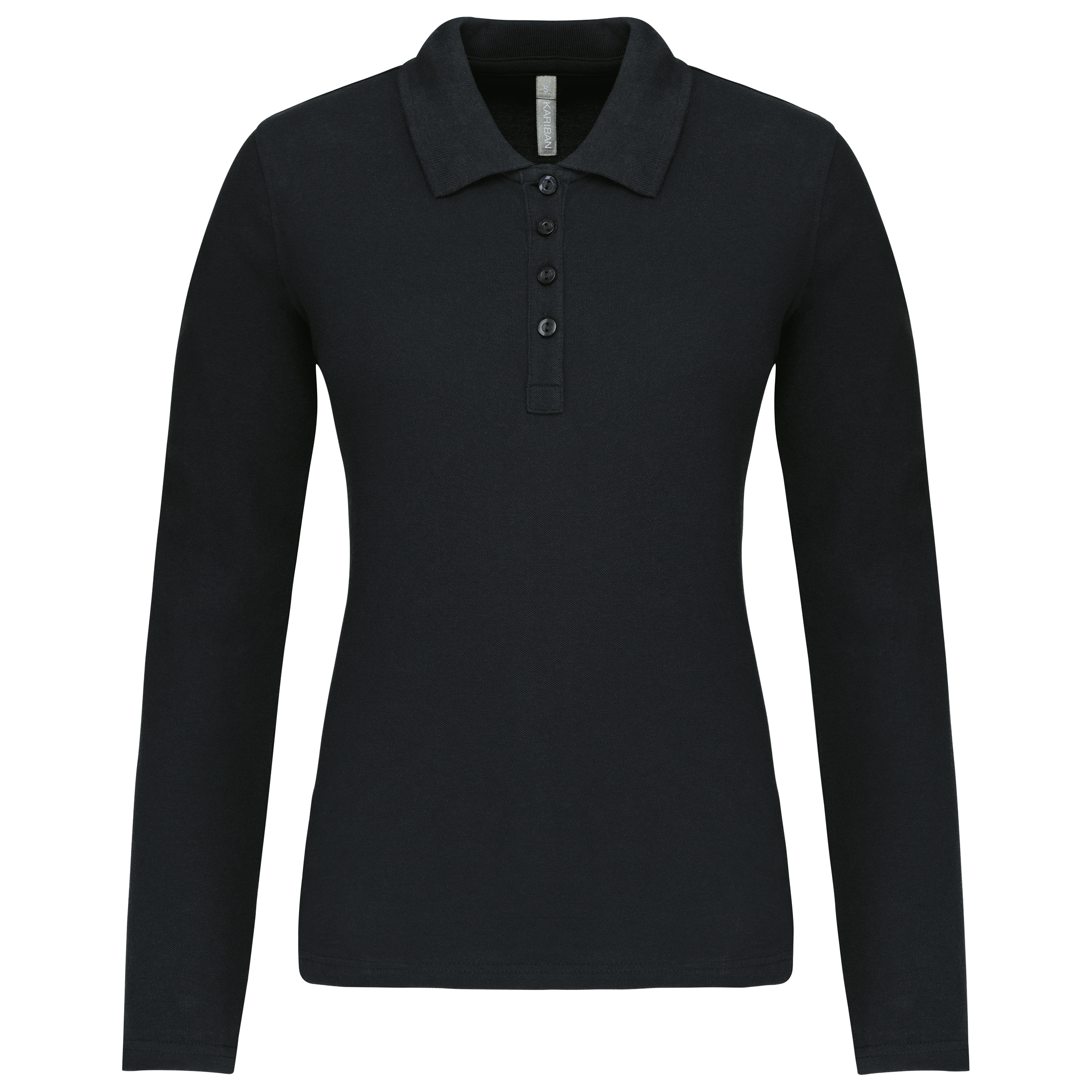 Polo piqué manches longues femme - Image 9