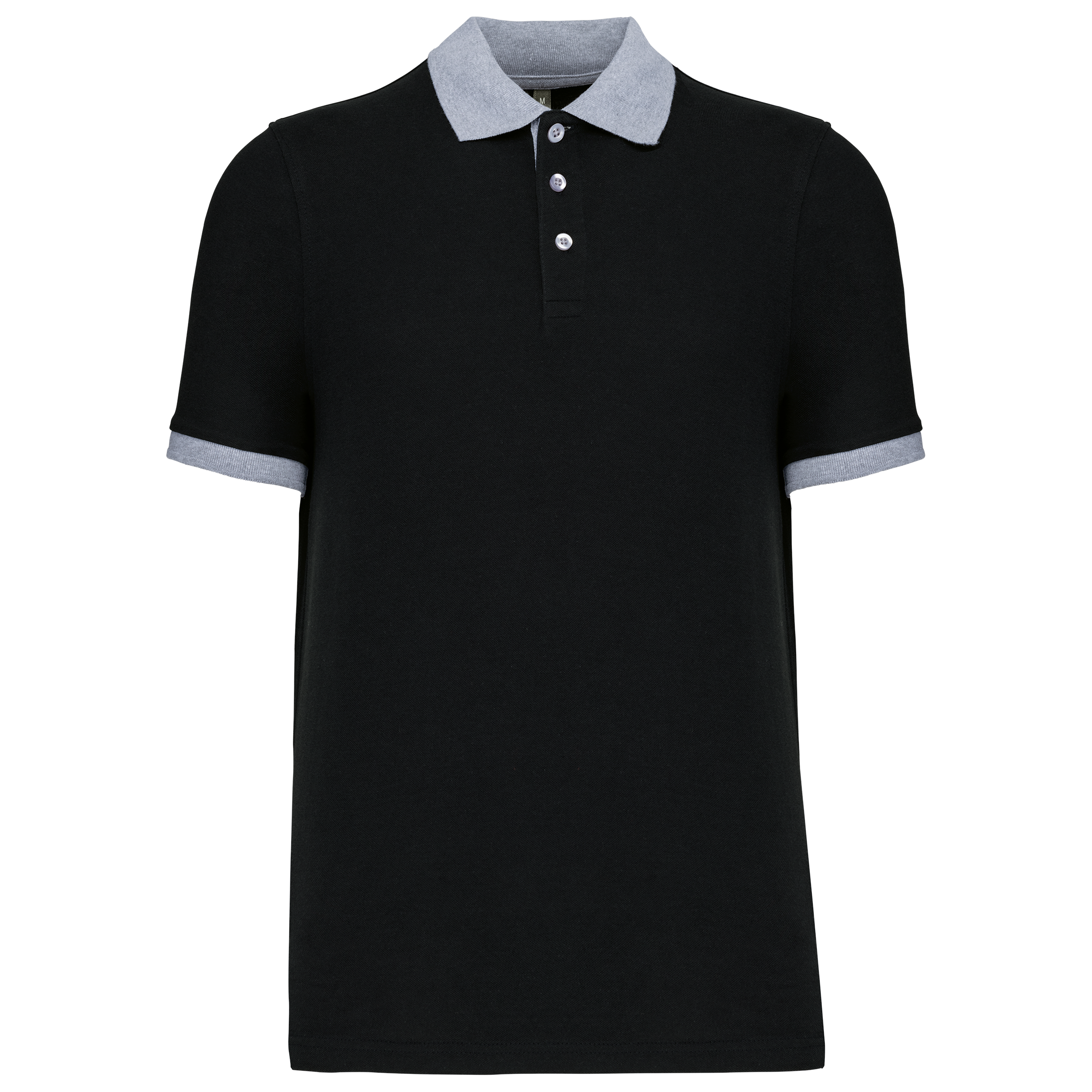Polo piqué bicolore homme - Image 8