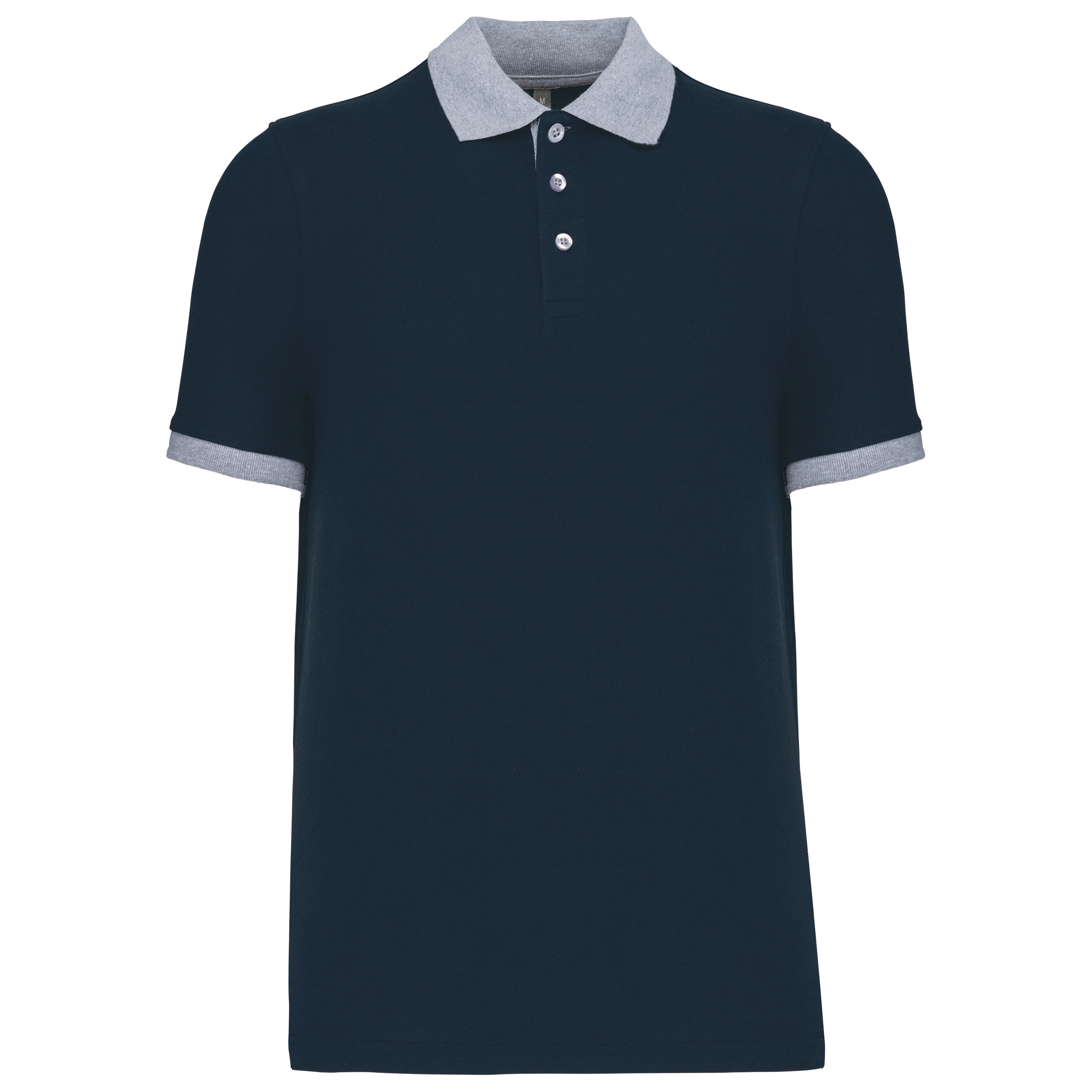 Polo piqué bicolore homme - Image 14