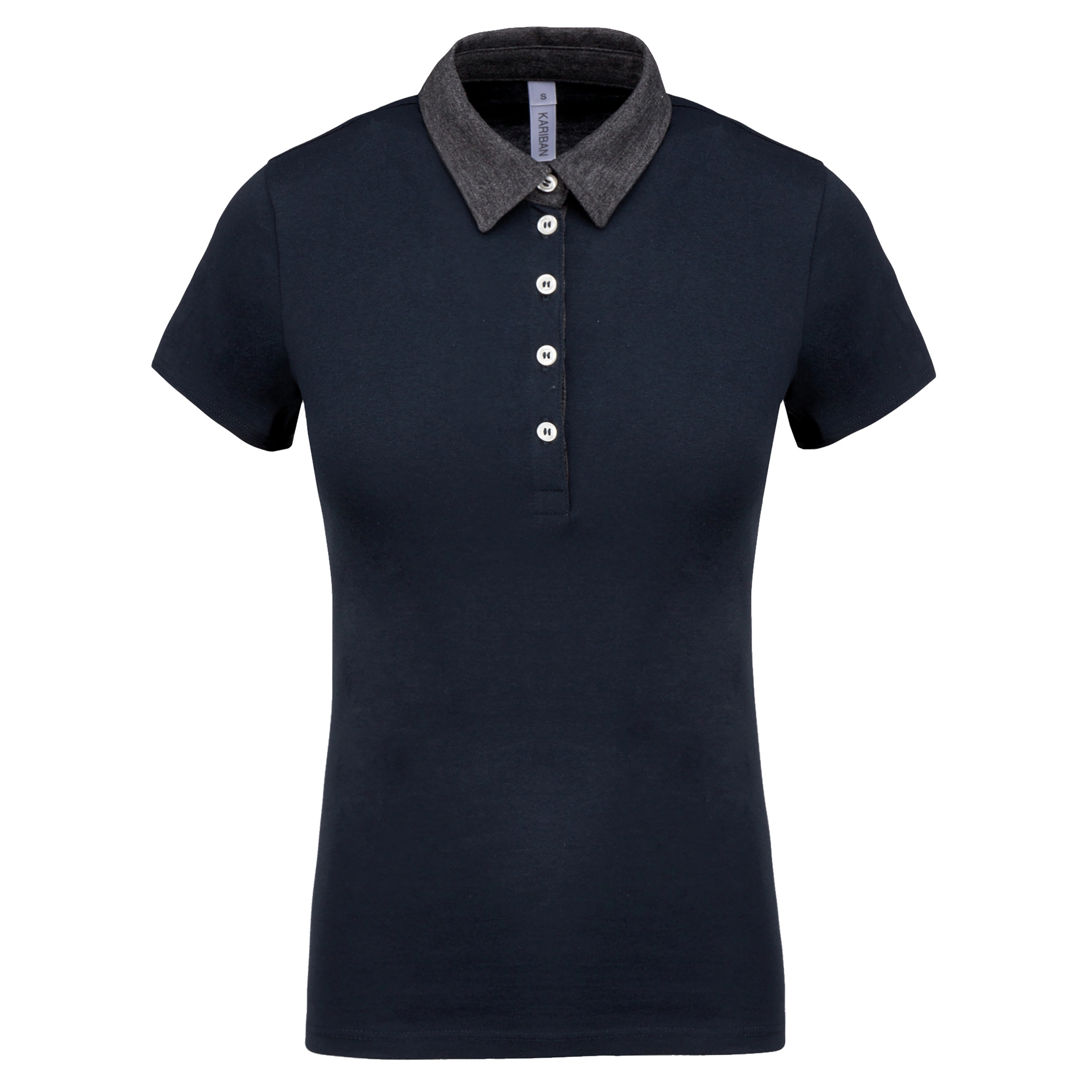 Polo jersey bicolore femme - Image 19