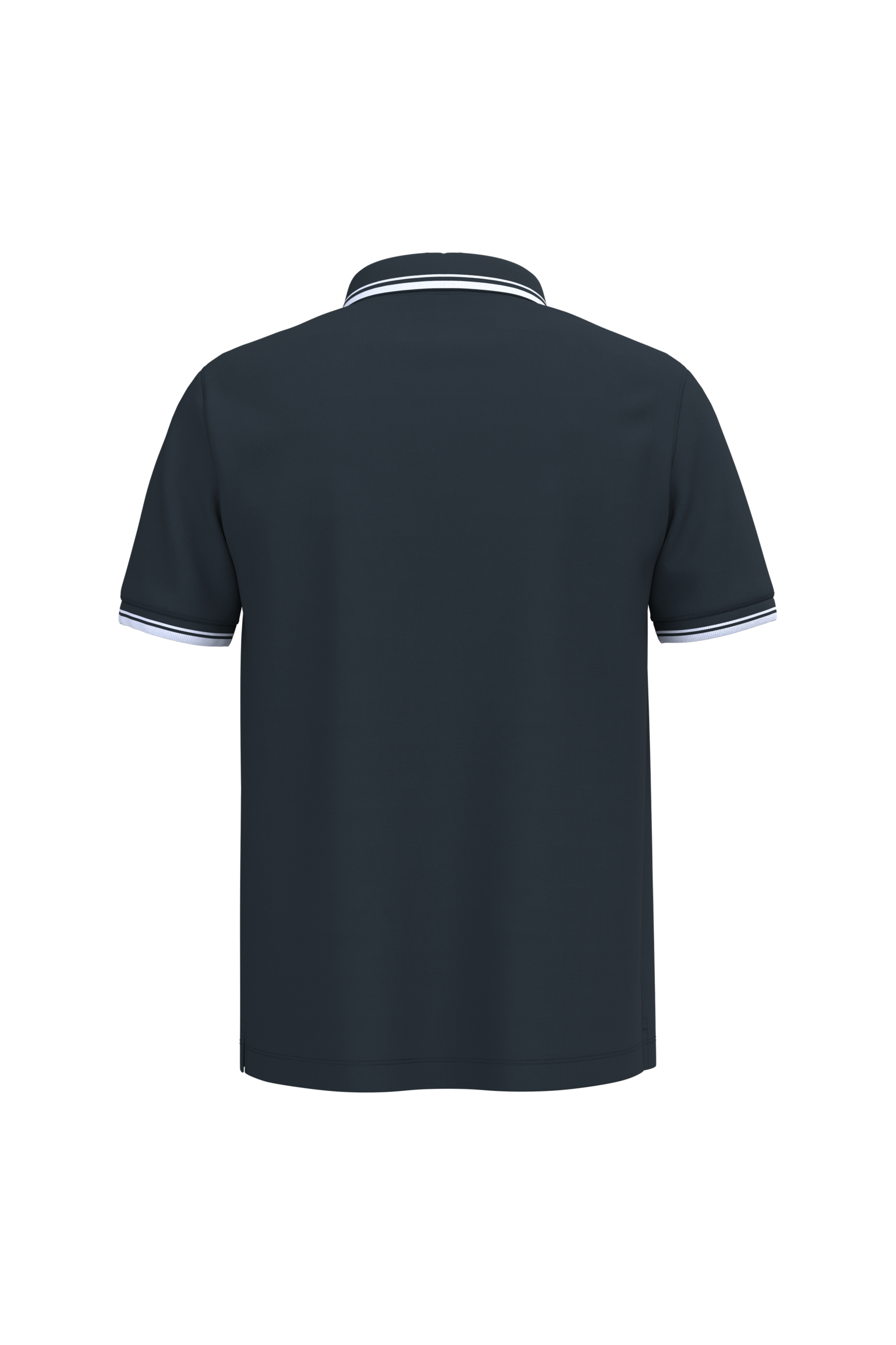 Polo homme manches courtes à liserés contrastés - Image 39