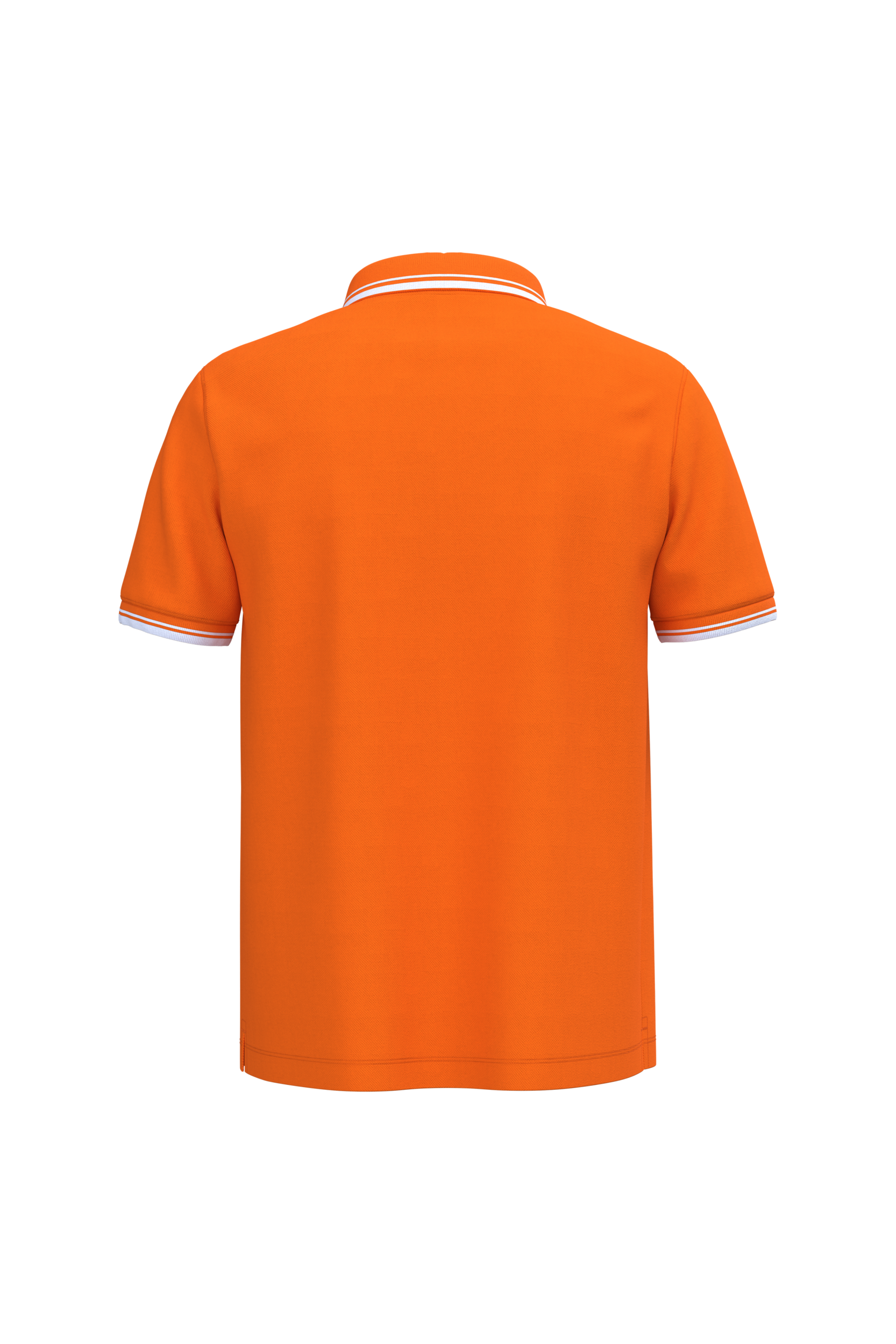 Polo homme manches courtes à liserés contrastés - Image 42