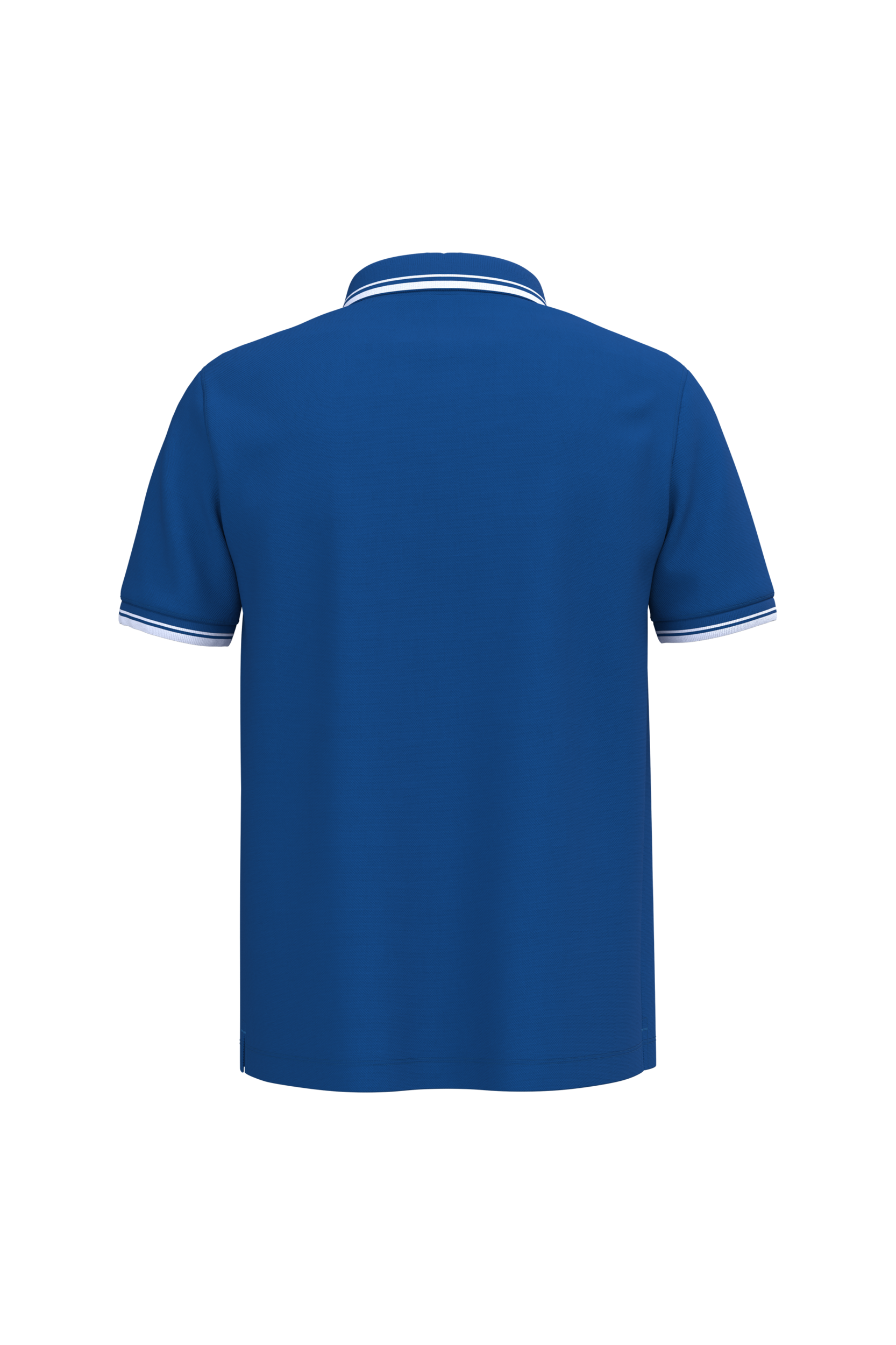 Polo homme manches courtes à liserés contrastés - Image 51