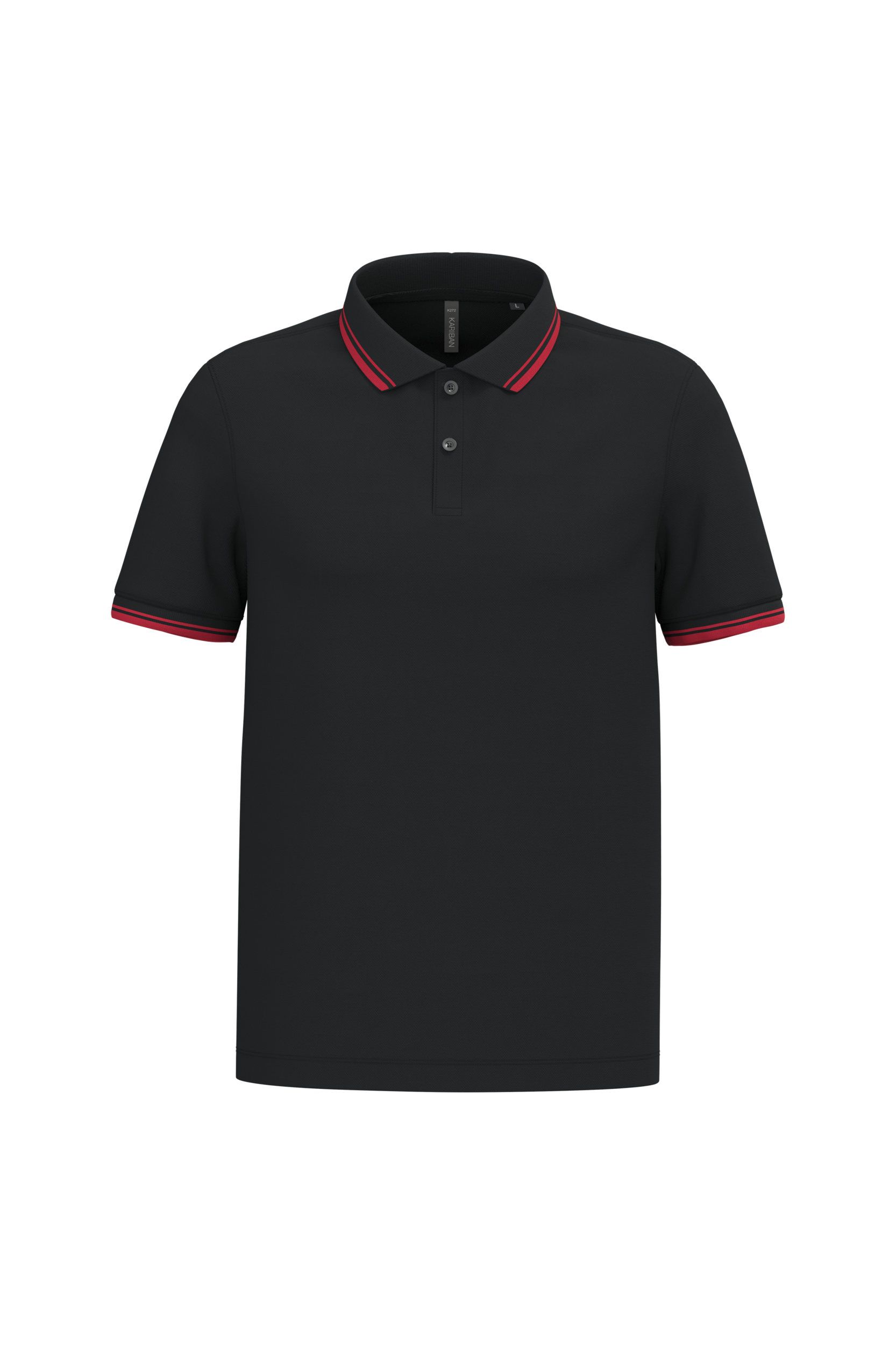 Polo homme manches courtes à liserés contrastés - Image 19