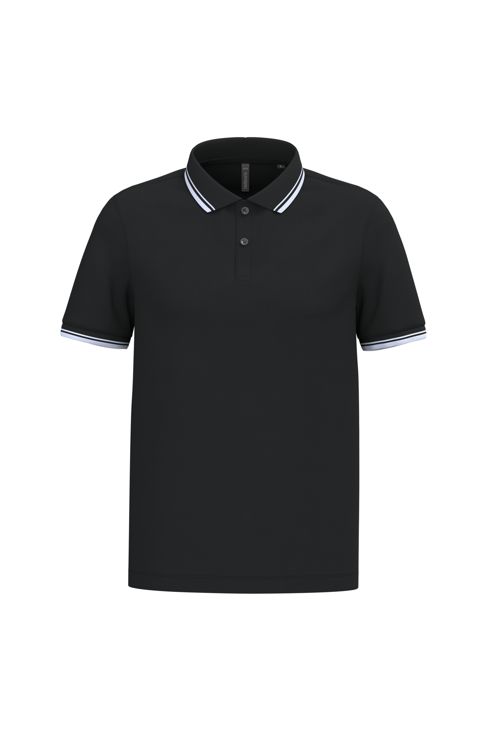 Polo homme manches courtes à liserés contrastés - Image 22