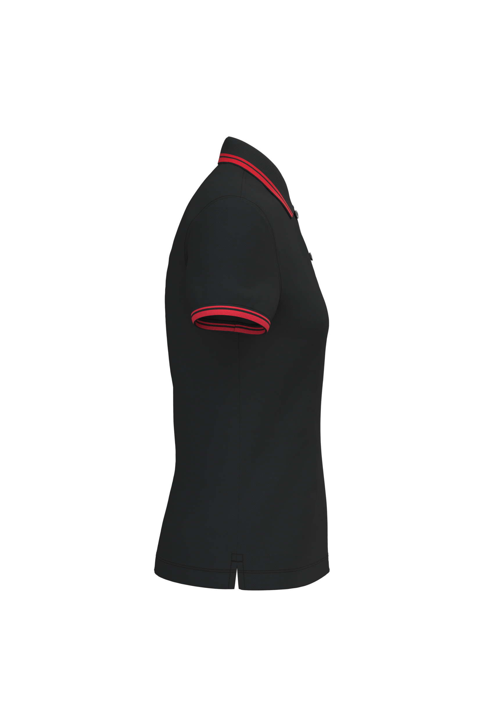 Polo femme manches courtes à liserés contrastés - Image 19