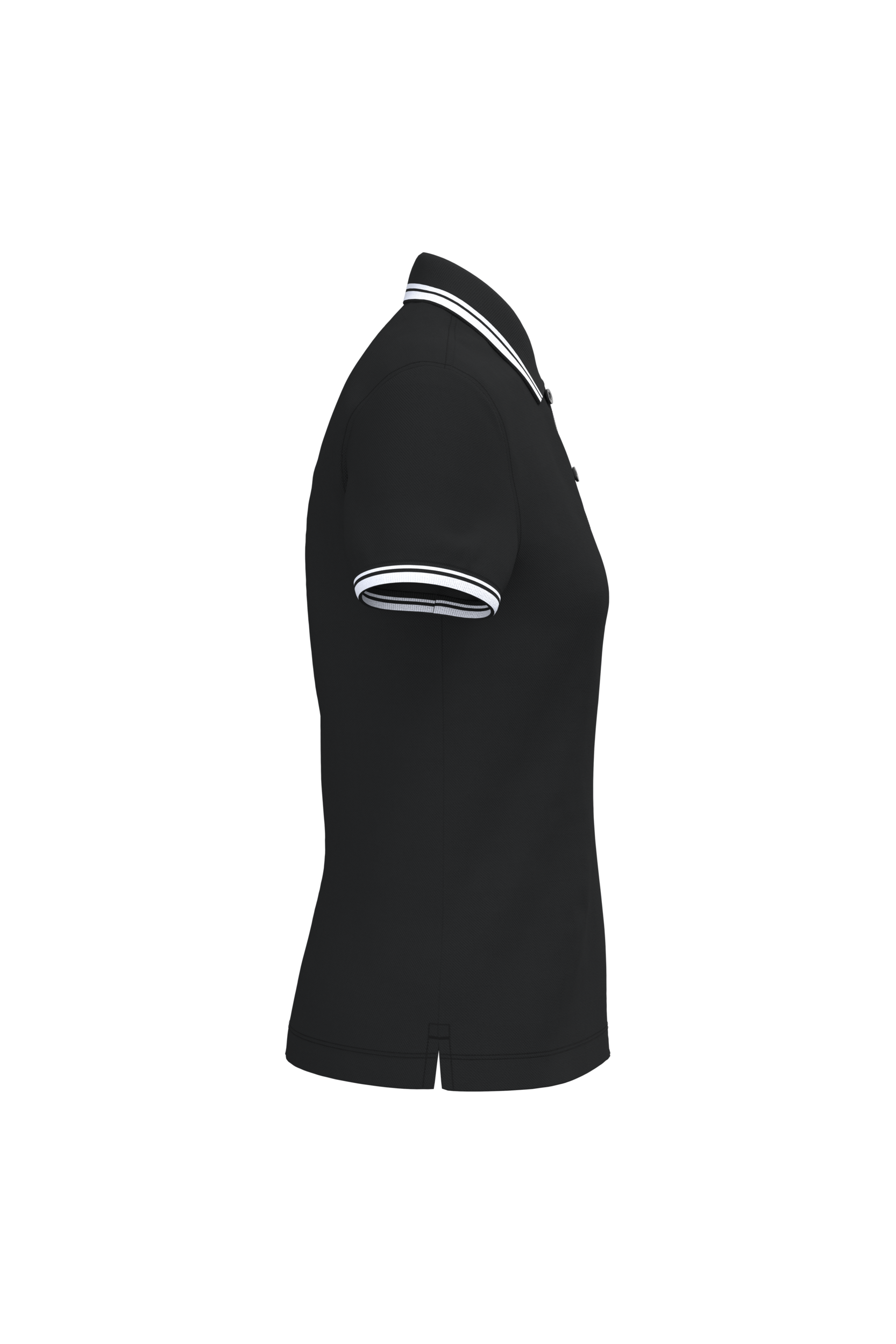 Polo femme manches courtes à liserés contrastés - Image 22