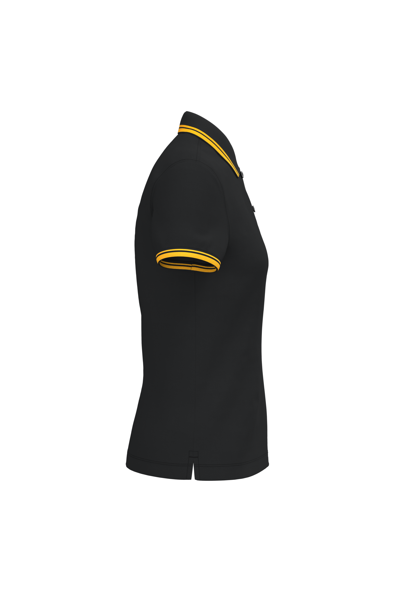 Polo femme manches courtes à liserés contrastés - Image 25