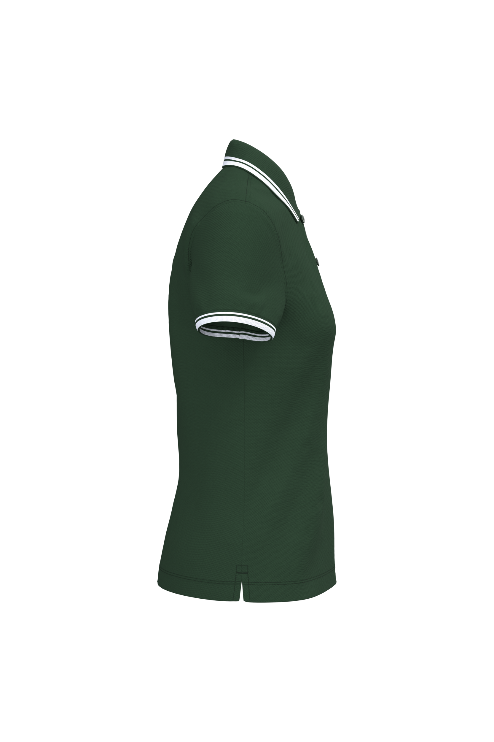 Polo femme manches courtes à liserés contrastés - Image 31