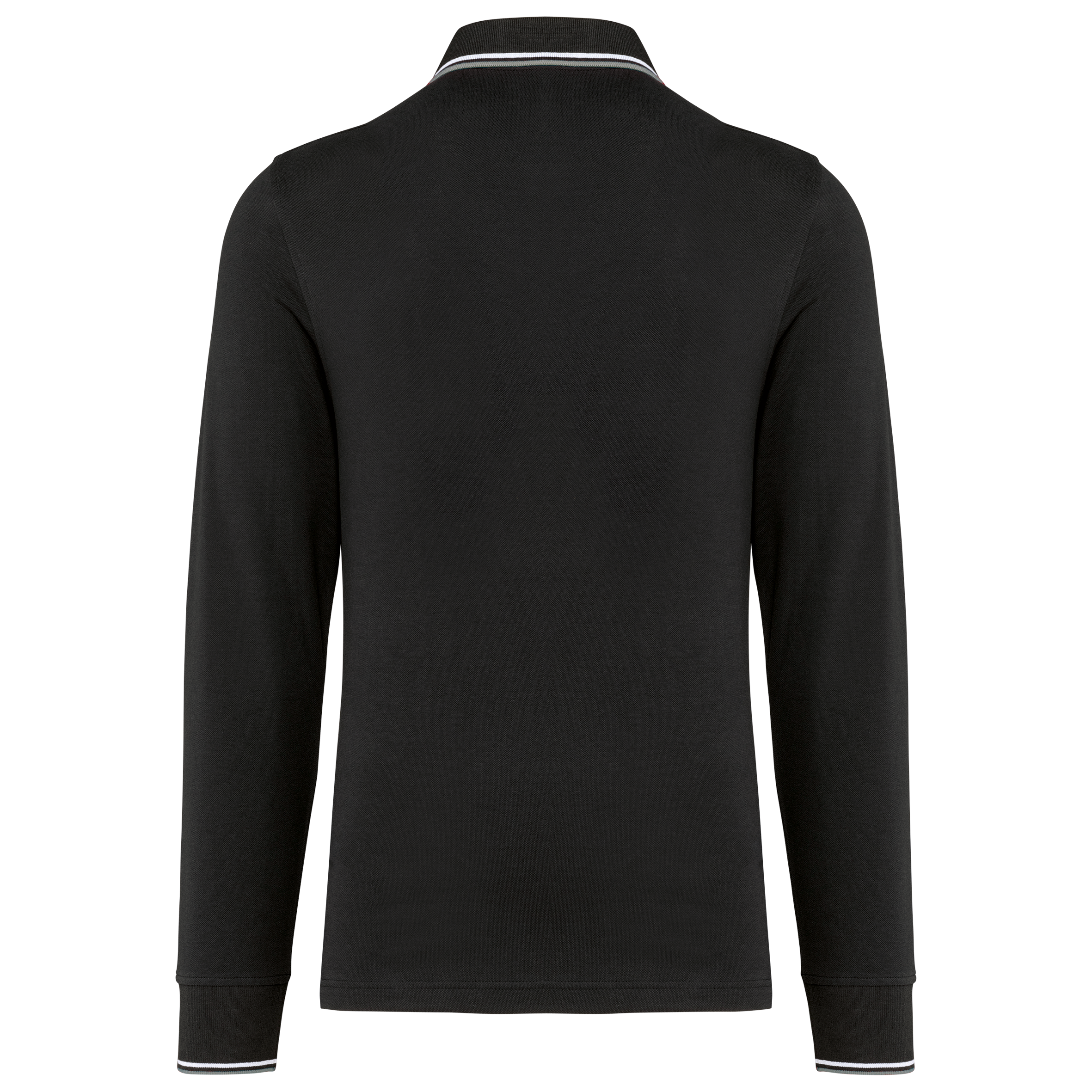 Polo maille piquée manches longues homme - Image 10