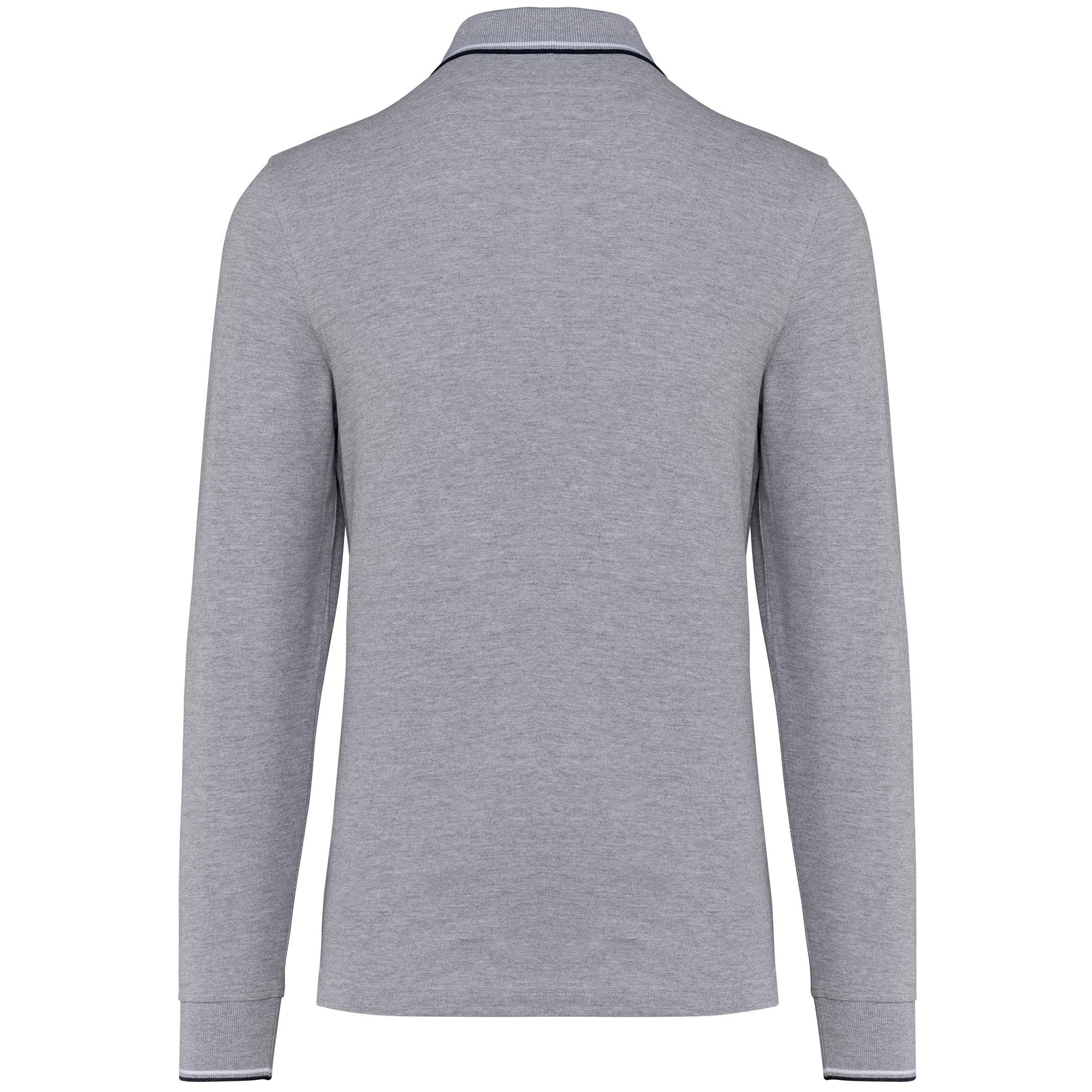 Polo maille piquée manches longues homme - Image 19