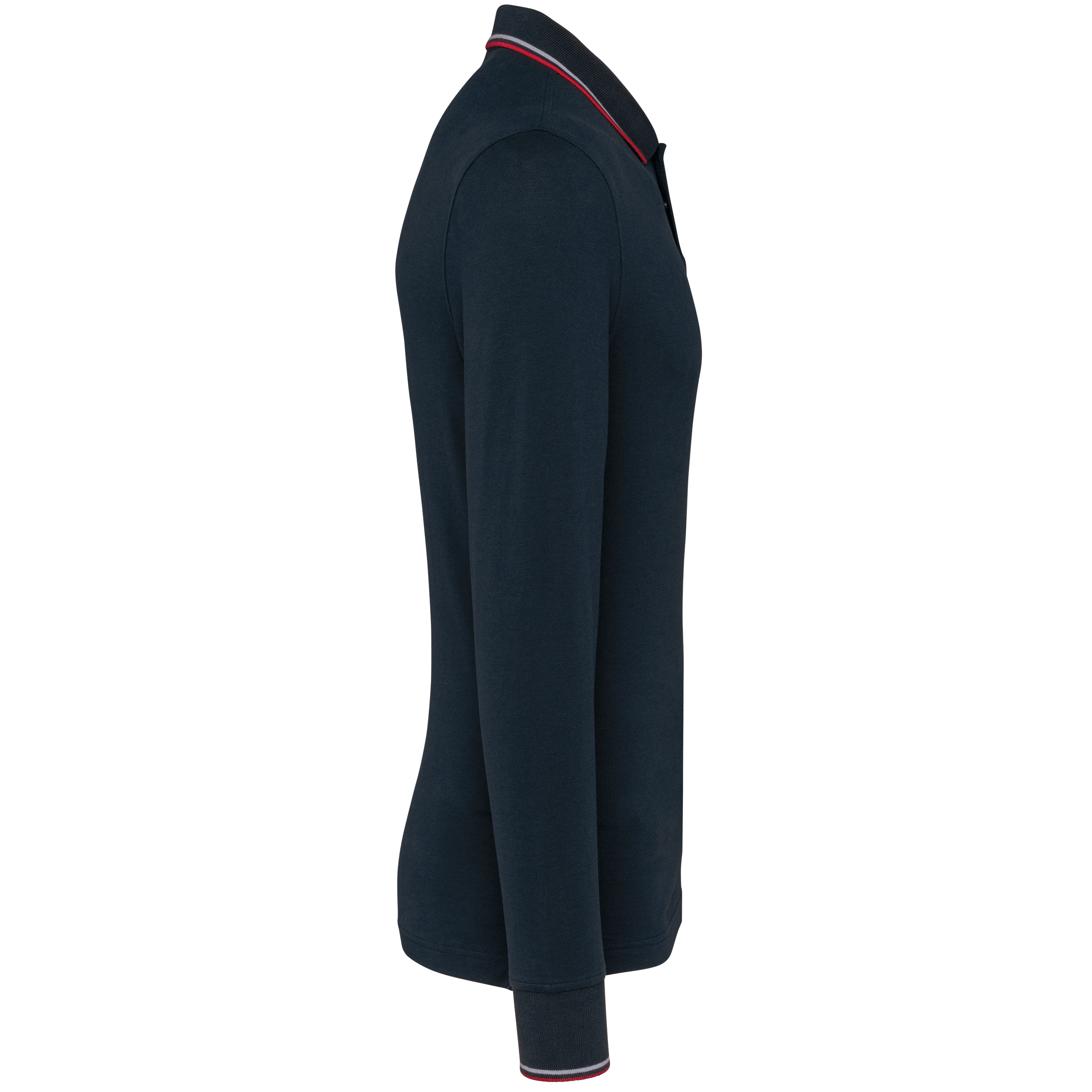 Polo maille piquée manches longues homme - Image 18