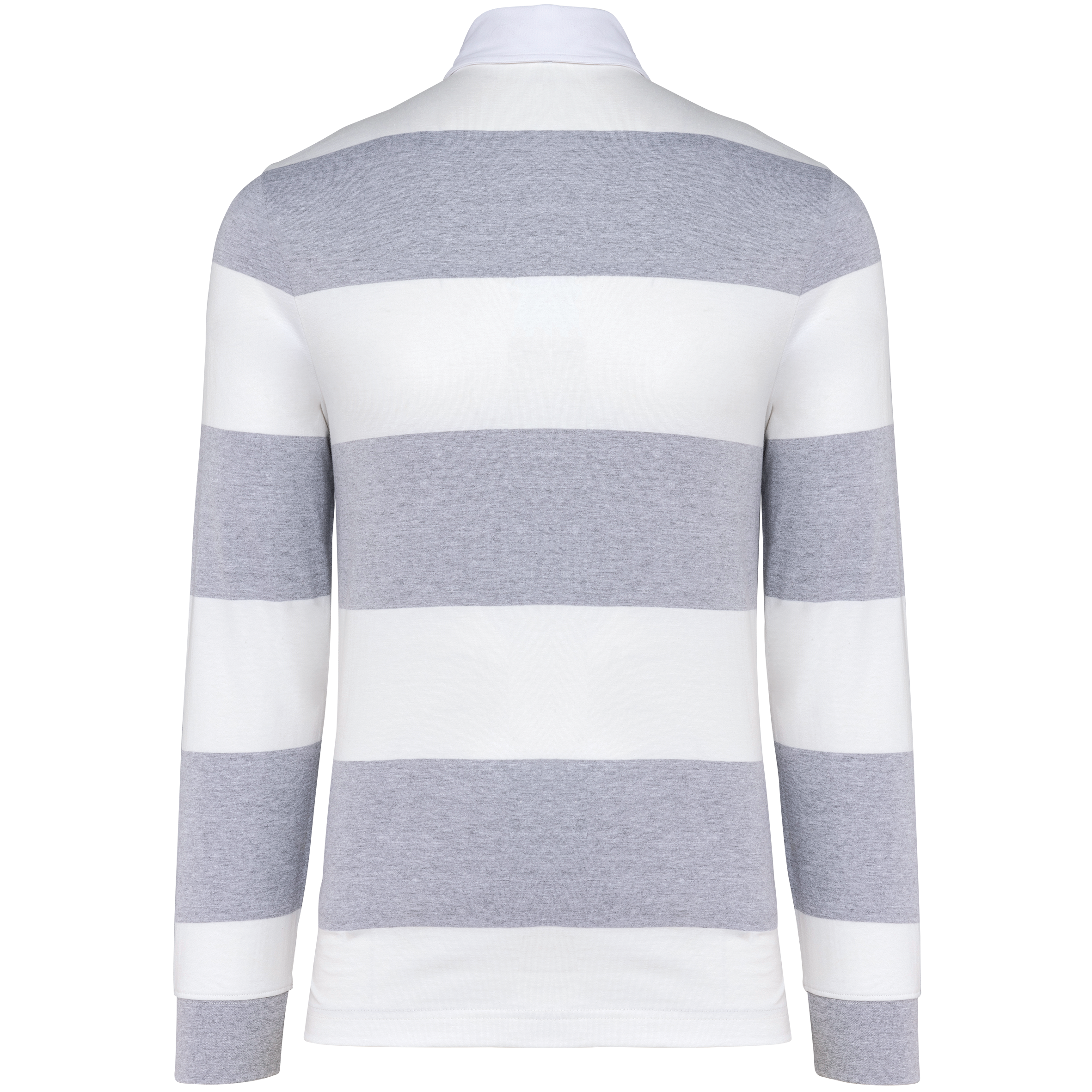 Polo rugby rayé manches longues unisexe - Image 36
