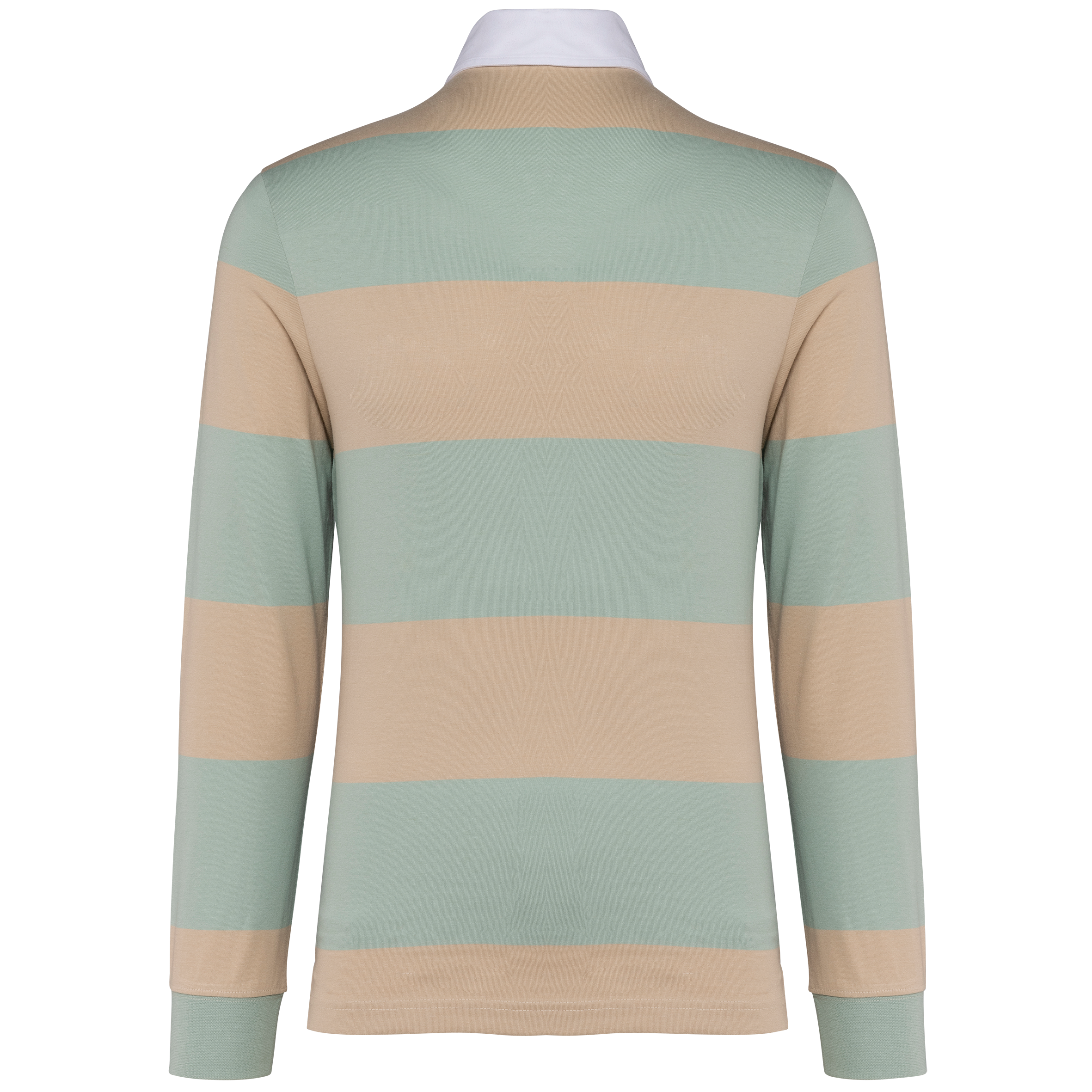 Polo rugby rayé manches longues unisexe - Image 42