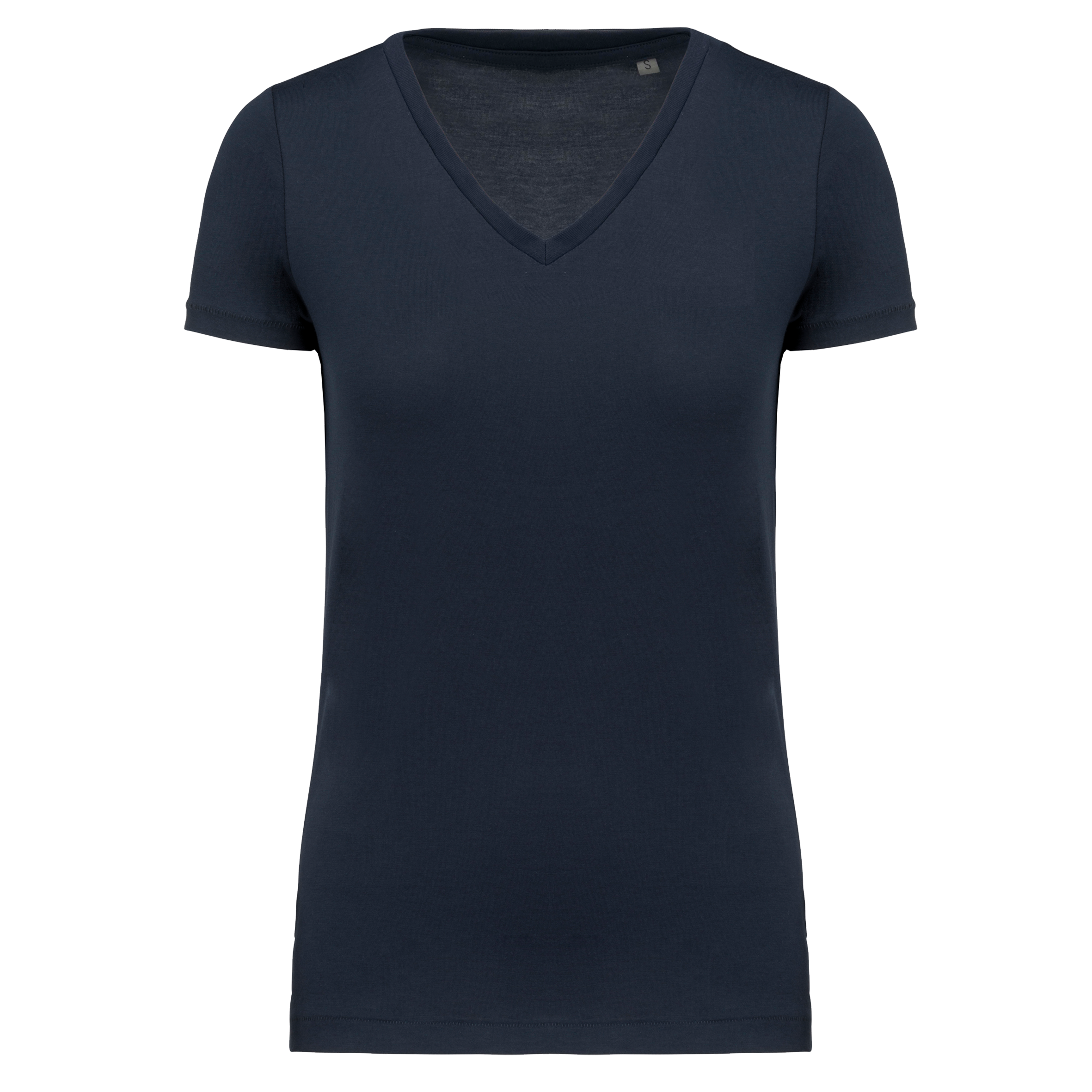 T-shirt donna Supima scollo a V manica corta