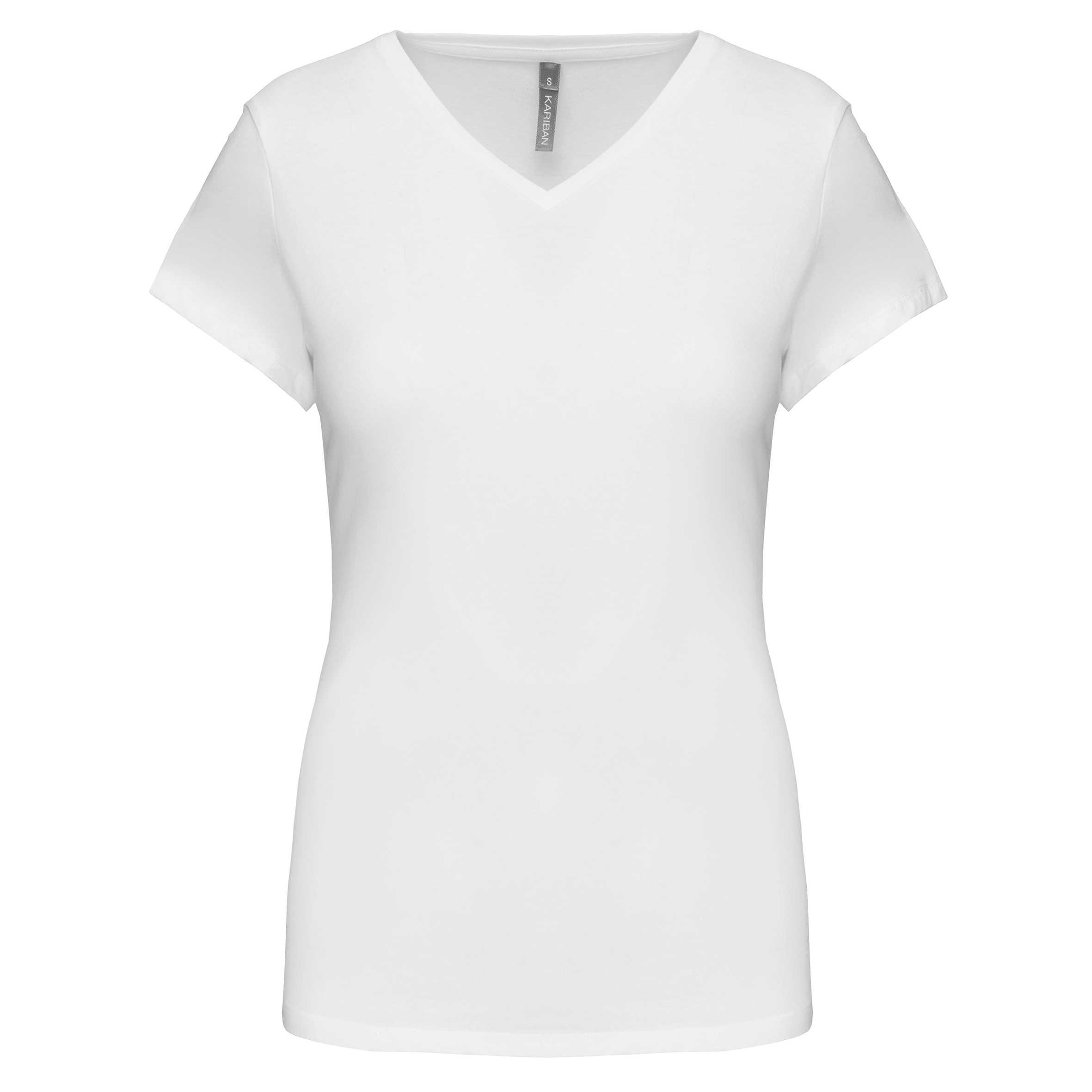 T-shirt col V manches courtes femme - Image 33