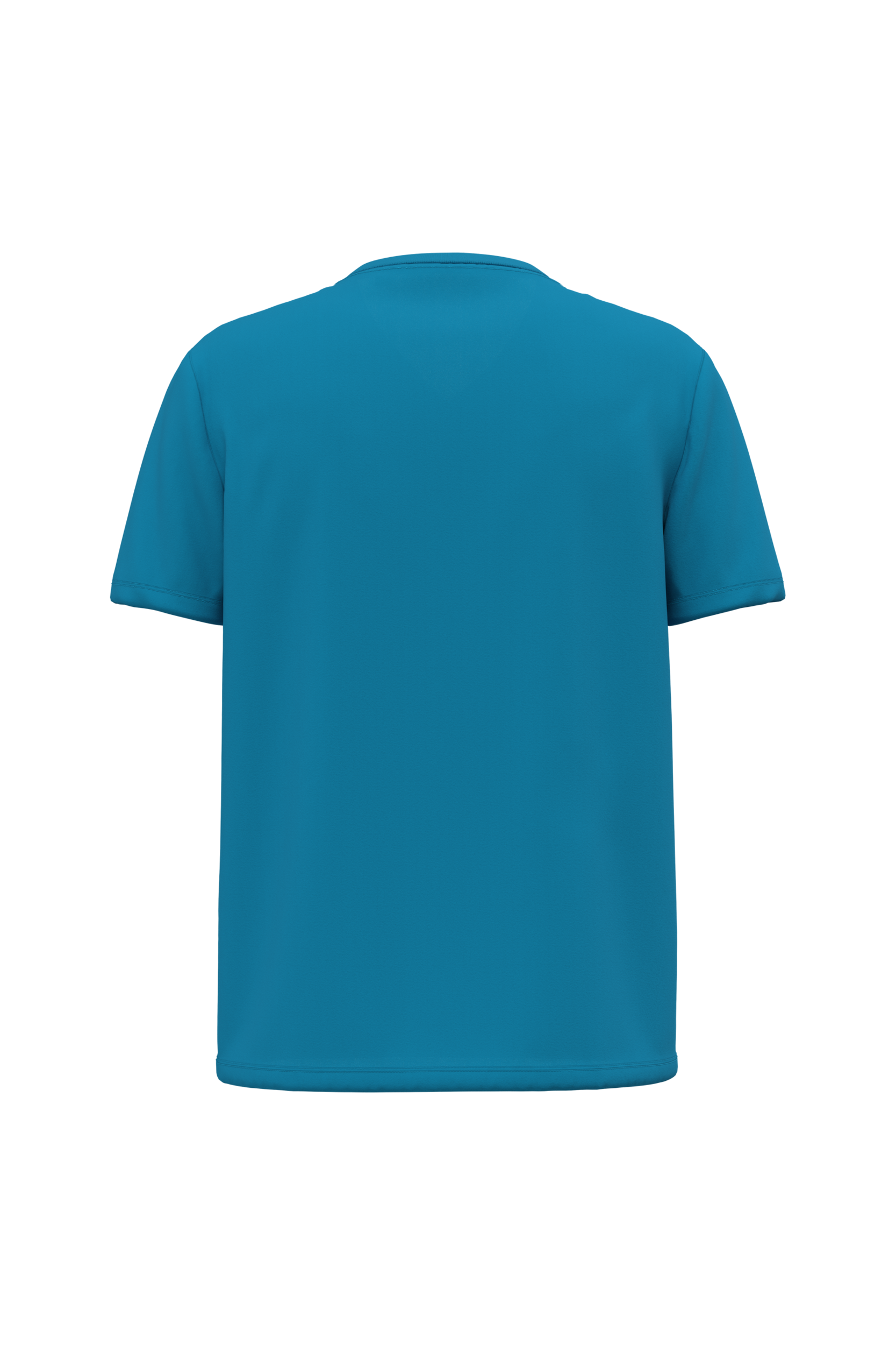 T-shirt BIO150 de homem decote V - Tropical Blue