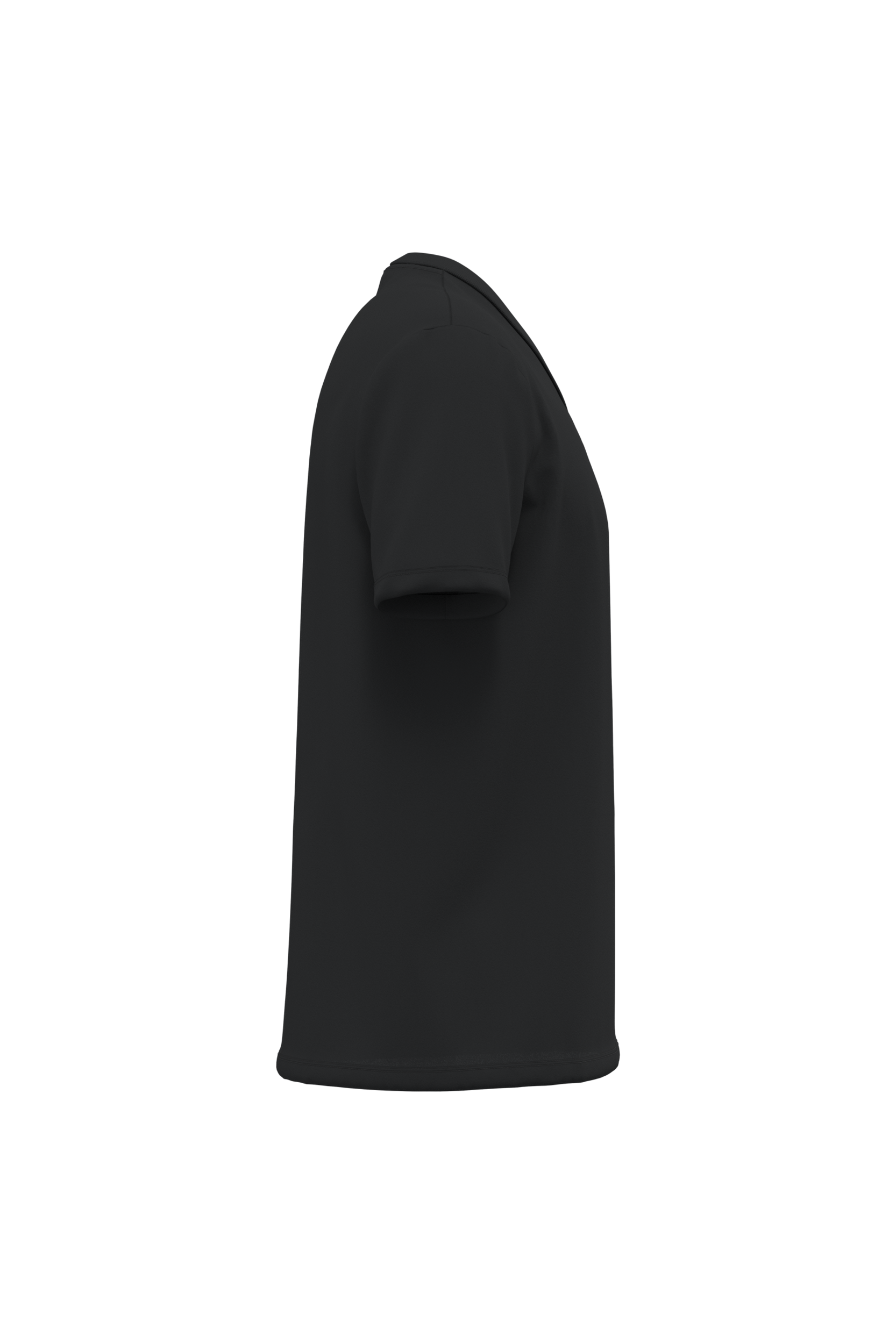 black Camiseta BIO150 cuello de pico hombre