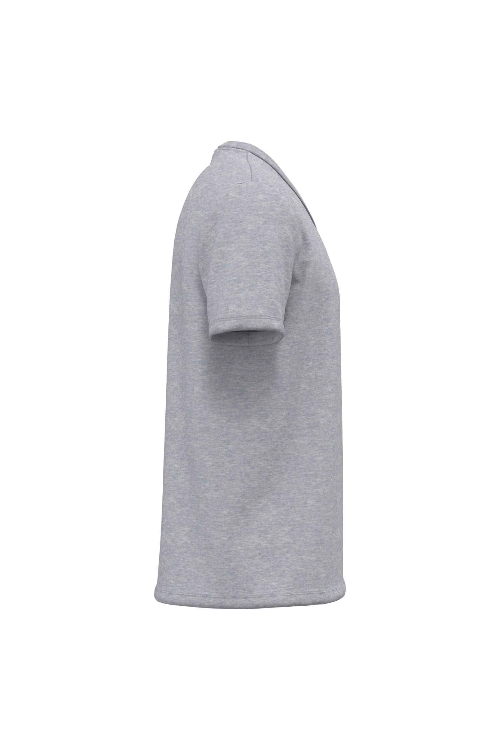 oxford grey Camiseta BIO150 cuello de pico hombre