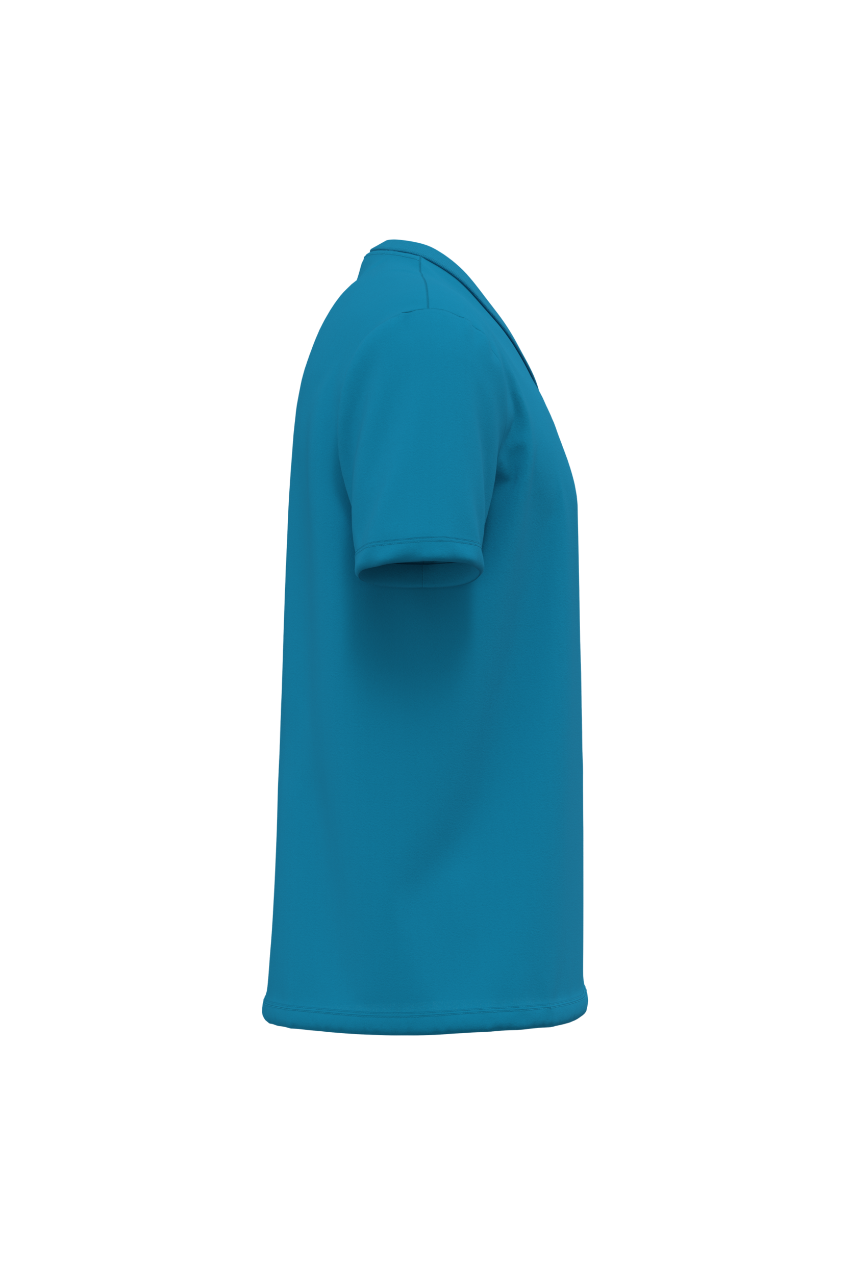tropical blue Camiseta BIO150 cuello de pico hombre