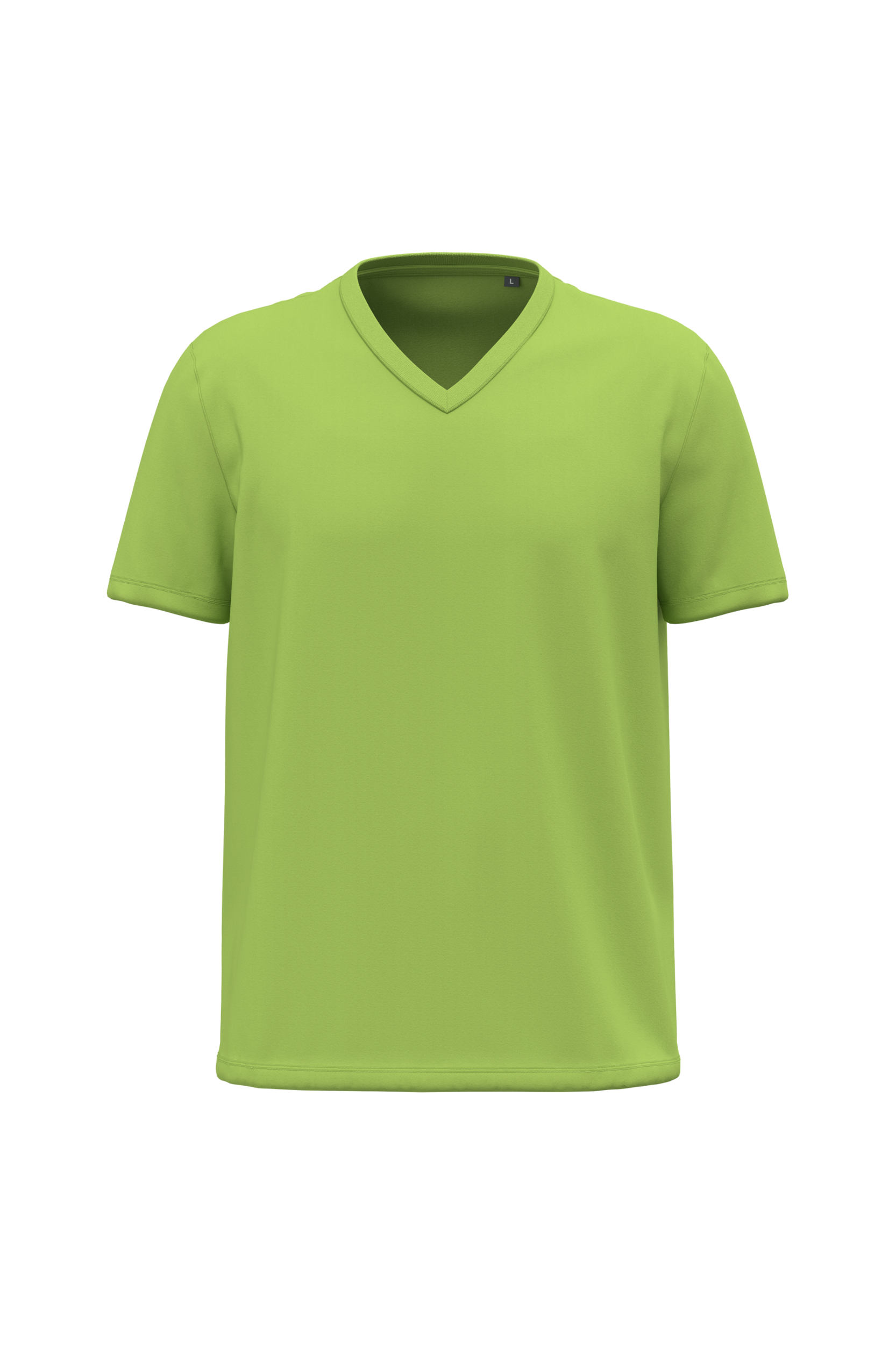 lime Camiseta BIO150 cuello de pico hombre