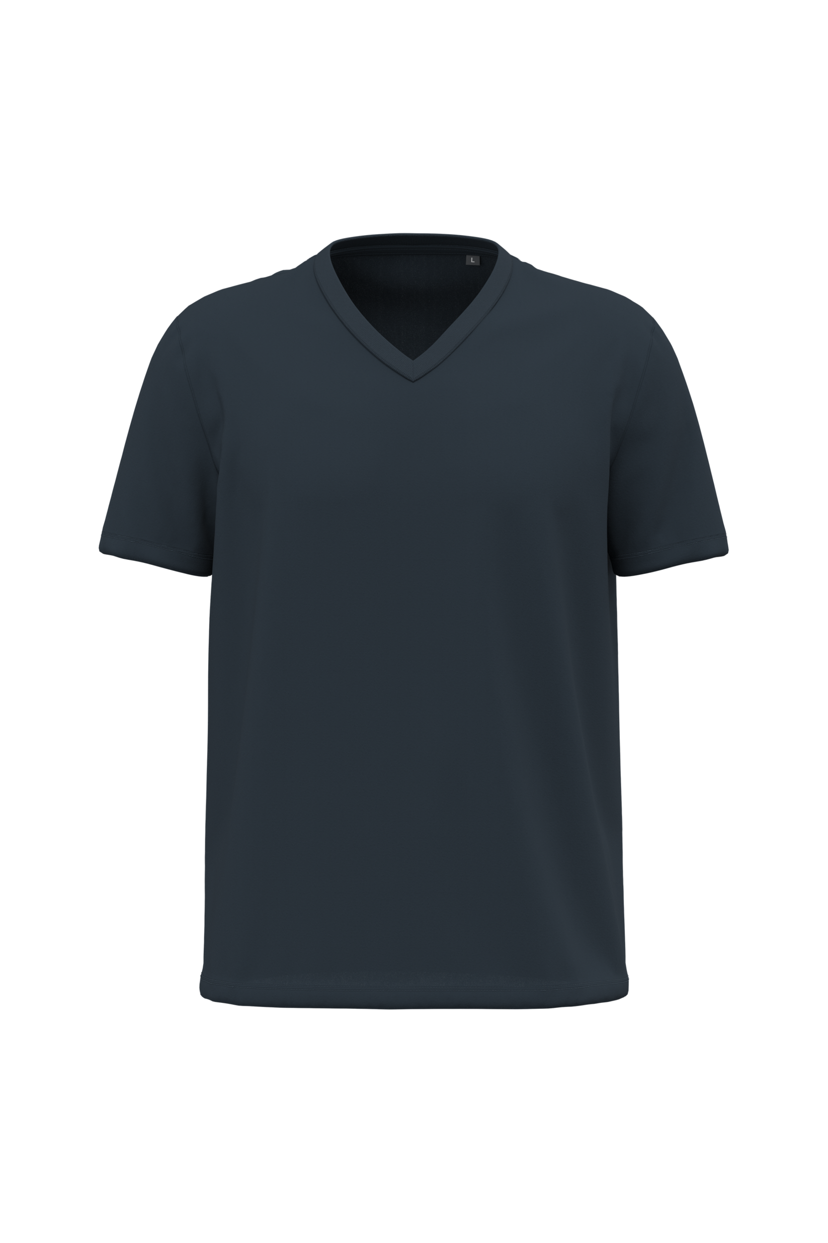 navy Camiseta BIO150 cuello de pico hombre