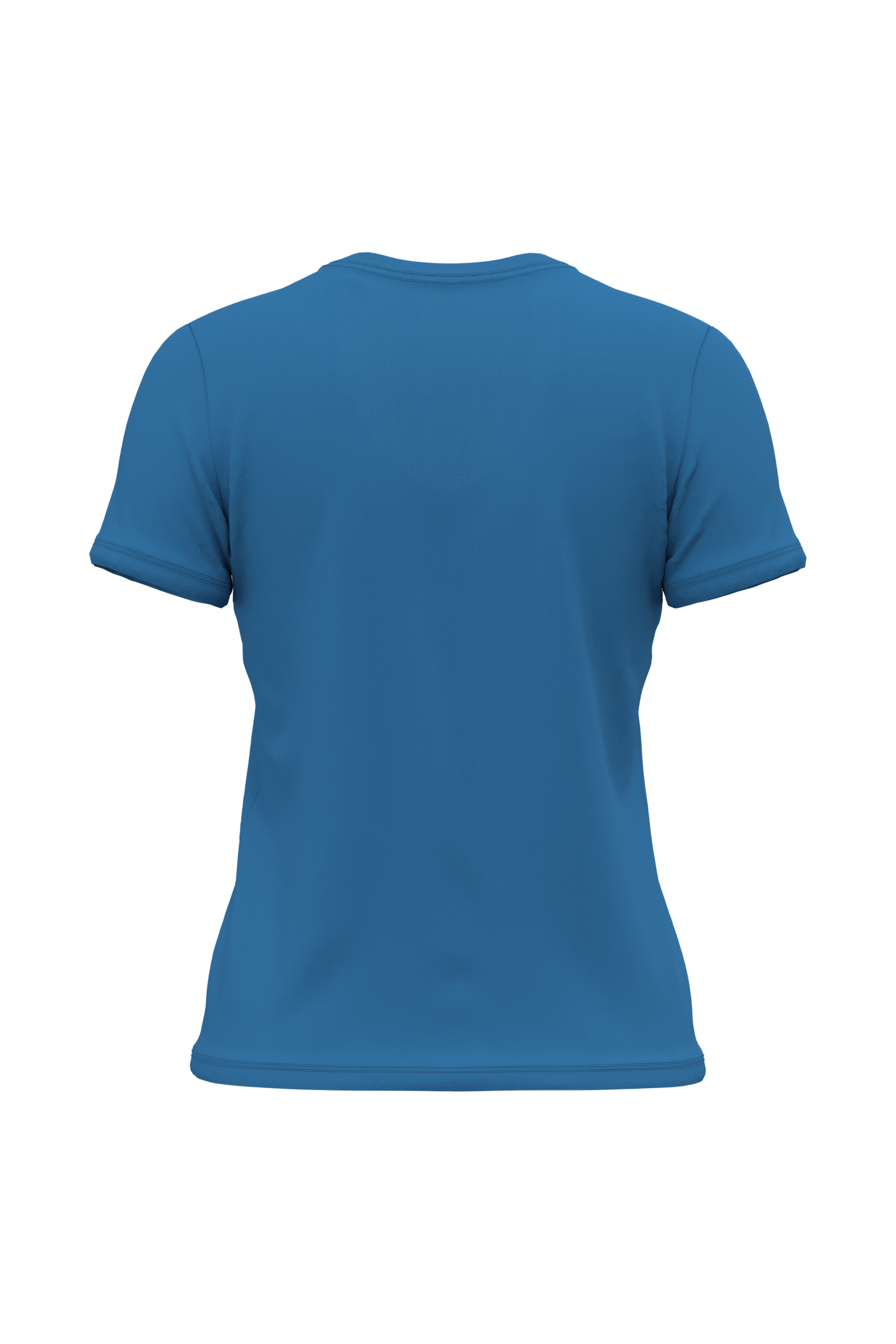 T-shirt BIO150 de senhora decote V - Light Royal Blue