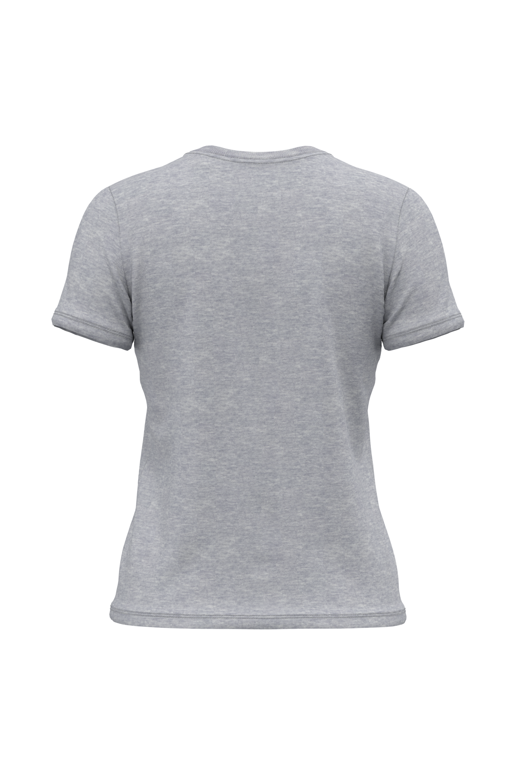T-shirt BIO150 de senhora decote V - Oxford Grey