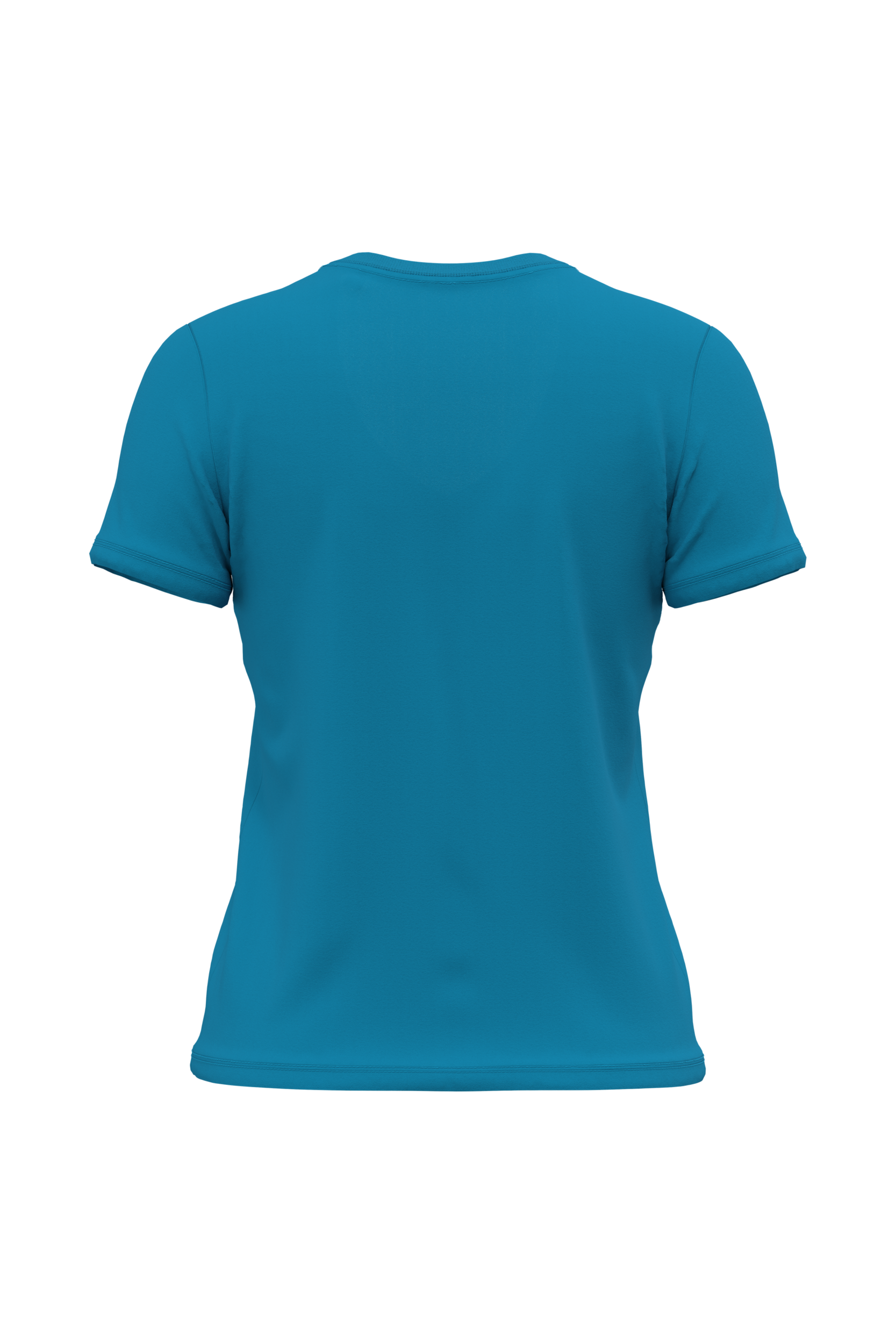 T-shirt BIO150 de senhora decote V - Tropical Blue